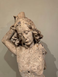 Saint Sebastian, stone, France late 15th century.