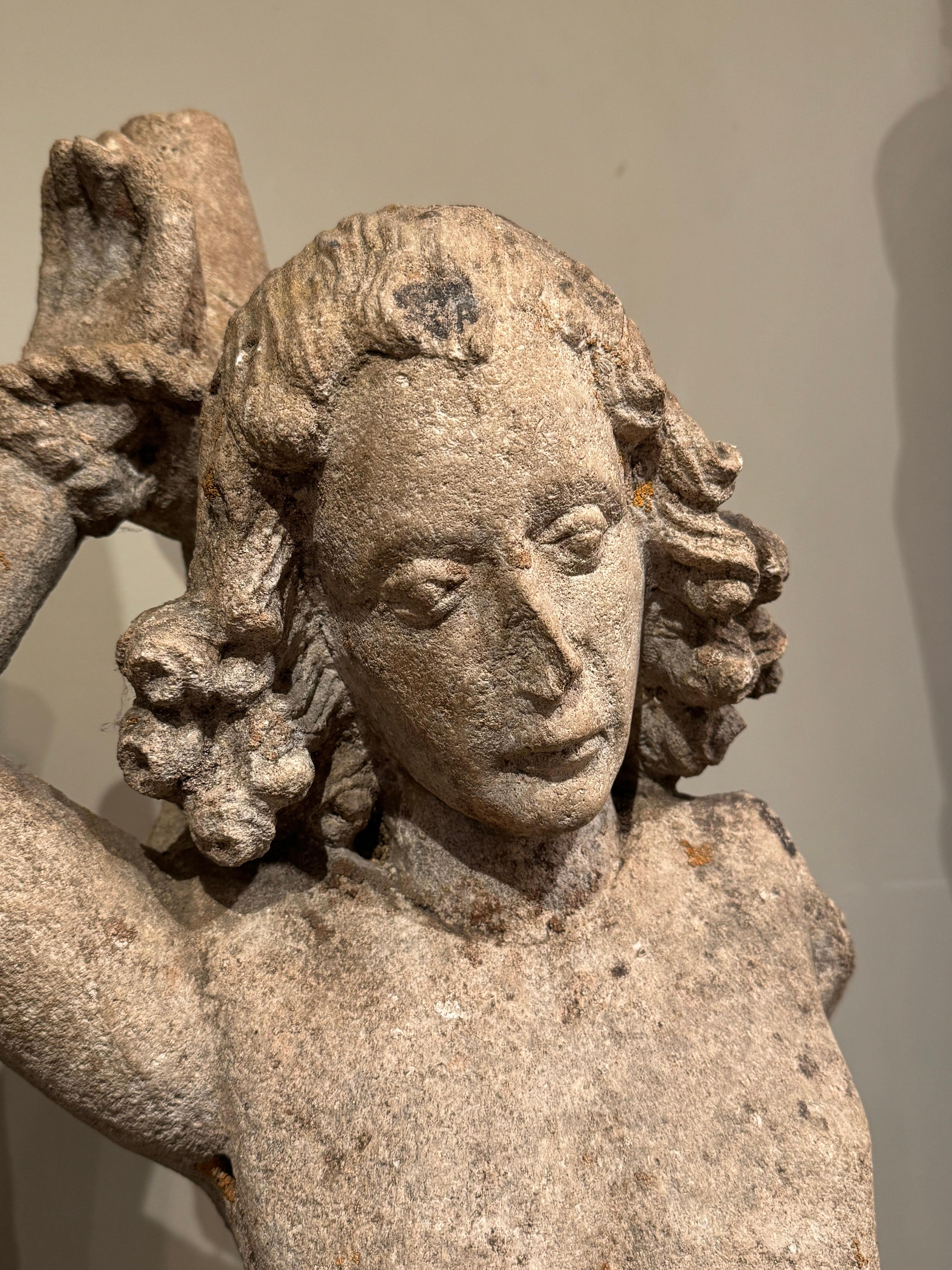 Saint Sebastian, Stein, Frankreich, spätes 15. Jahrhundert. (Renaissance)