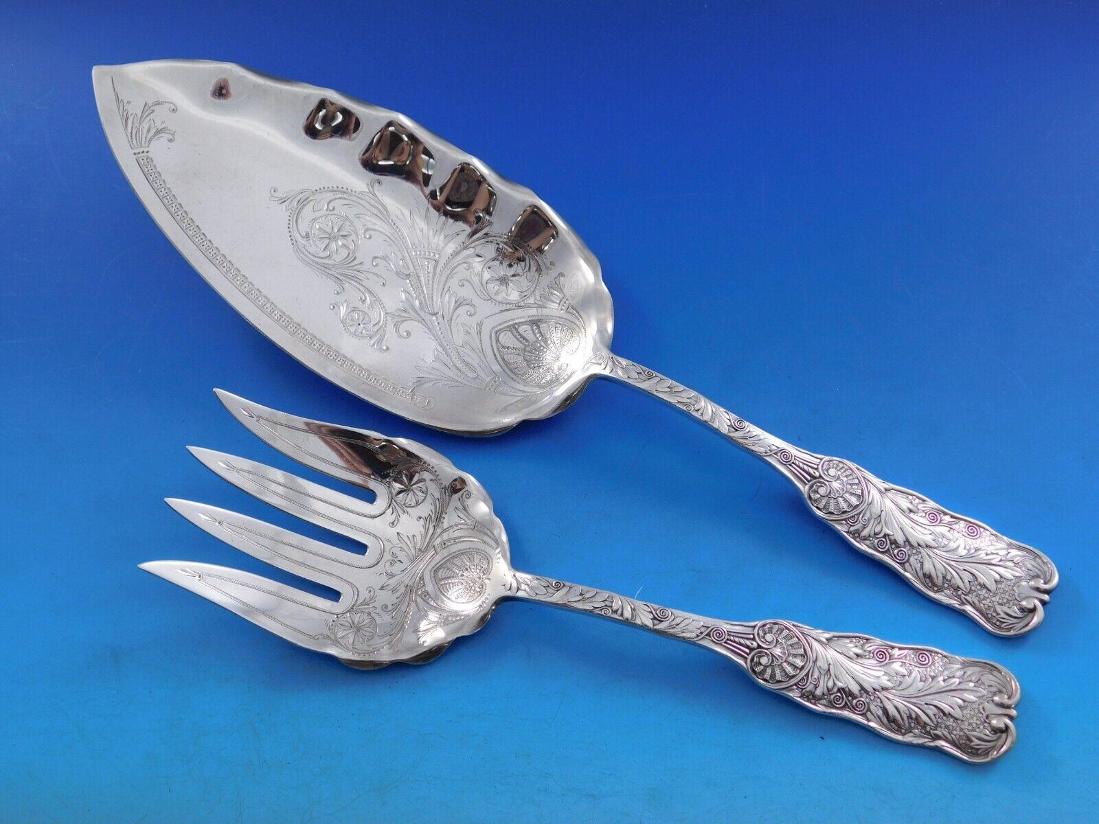 Saint Cloud by Gorham Set di posate in argento sterling per il pesce 26 pezzi in vendita 5