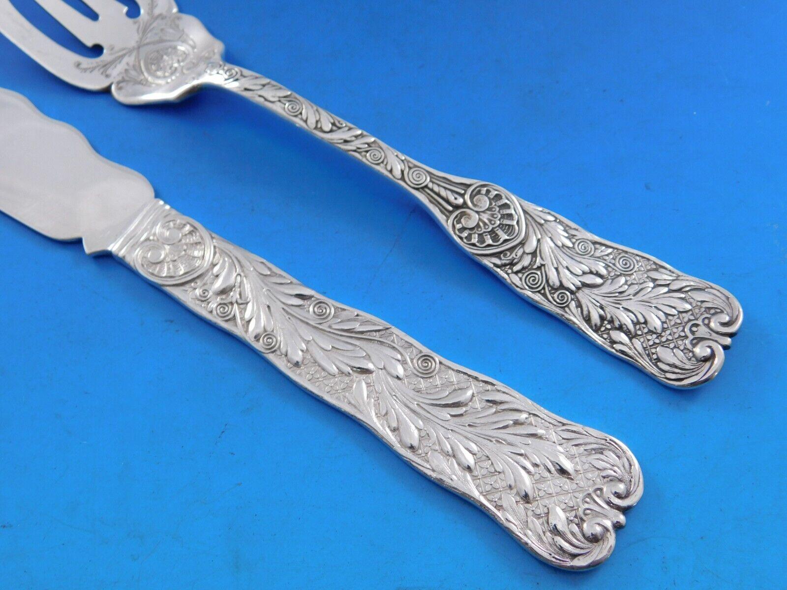 Saint Cloud by Gorham Set di posate in argento sterling per il pesce 26 pezzi in vendita 1
