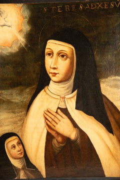 Saint Teresa of Avila. Oil on canvas. Spanish school, 17th century.