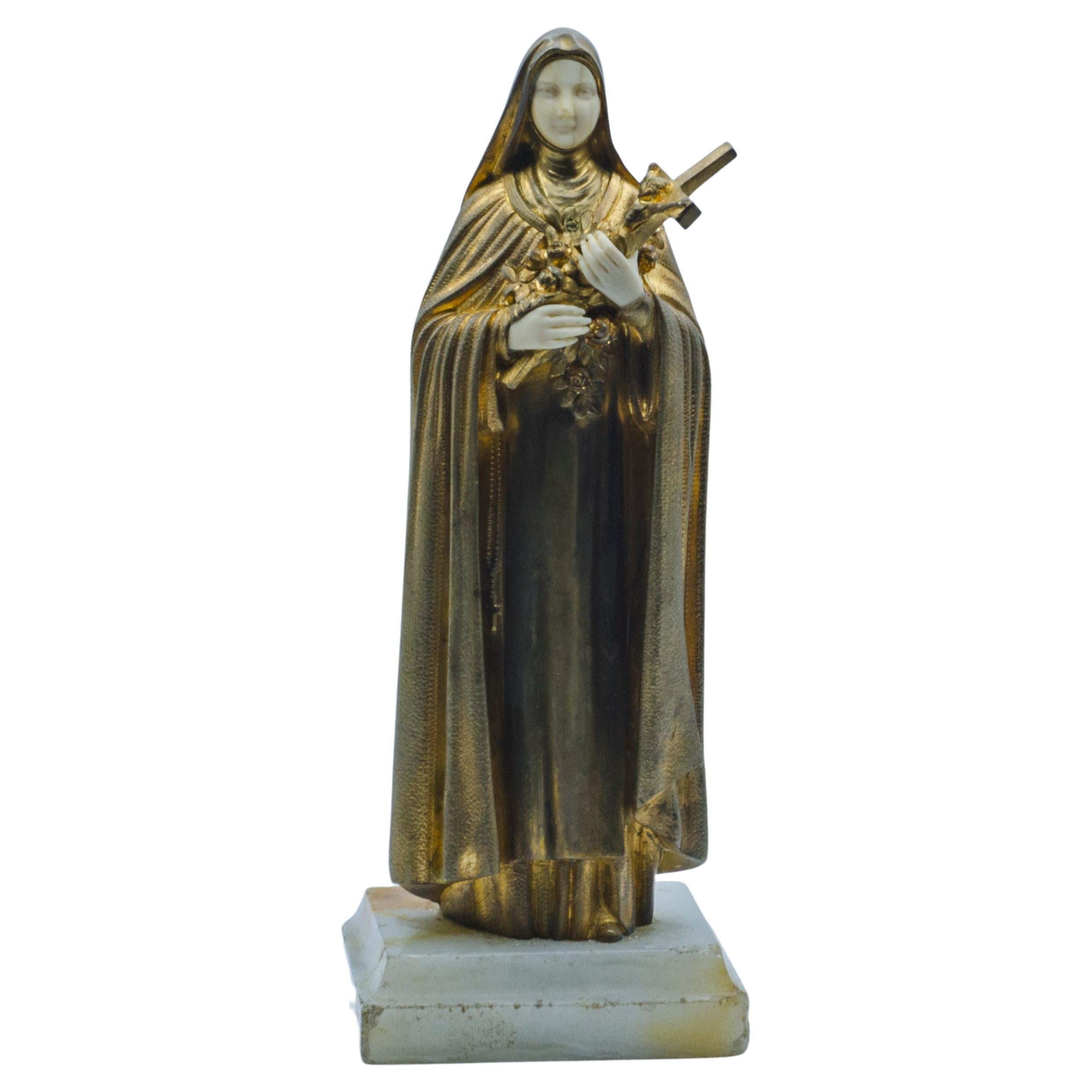 "Saint Thérèse de Lisieux" by Demetre H. Chiparus