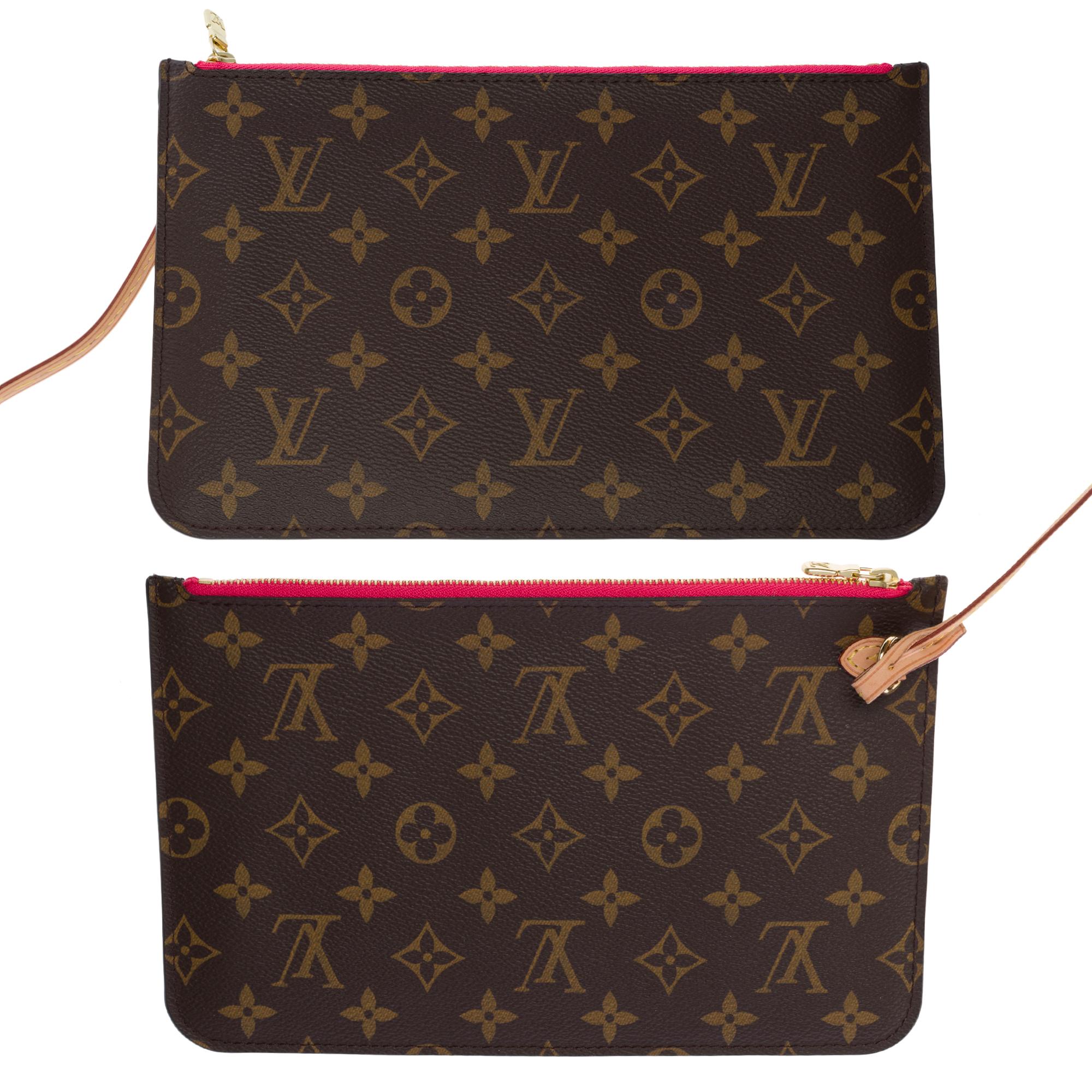 Saint Tropez rose vif édition limitée Louis Vuitton Neverfull Fourre-tout en vente 12