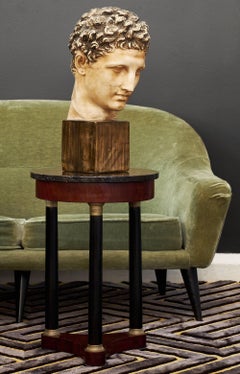 Sainte Anne Marble Topped Empire Style Side Table
