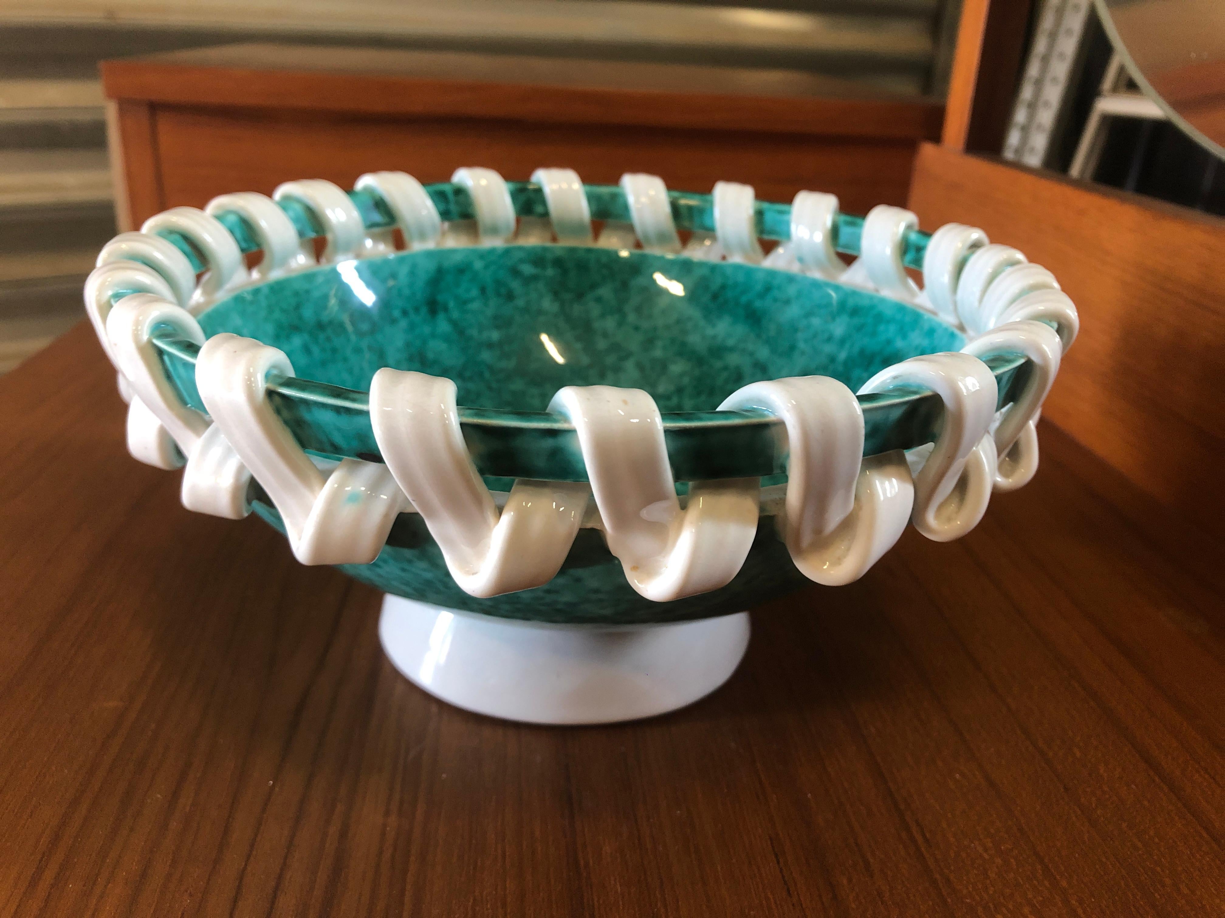 20th Century Sainte Radegonde Ceramic Bowl