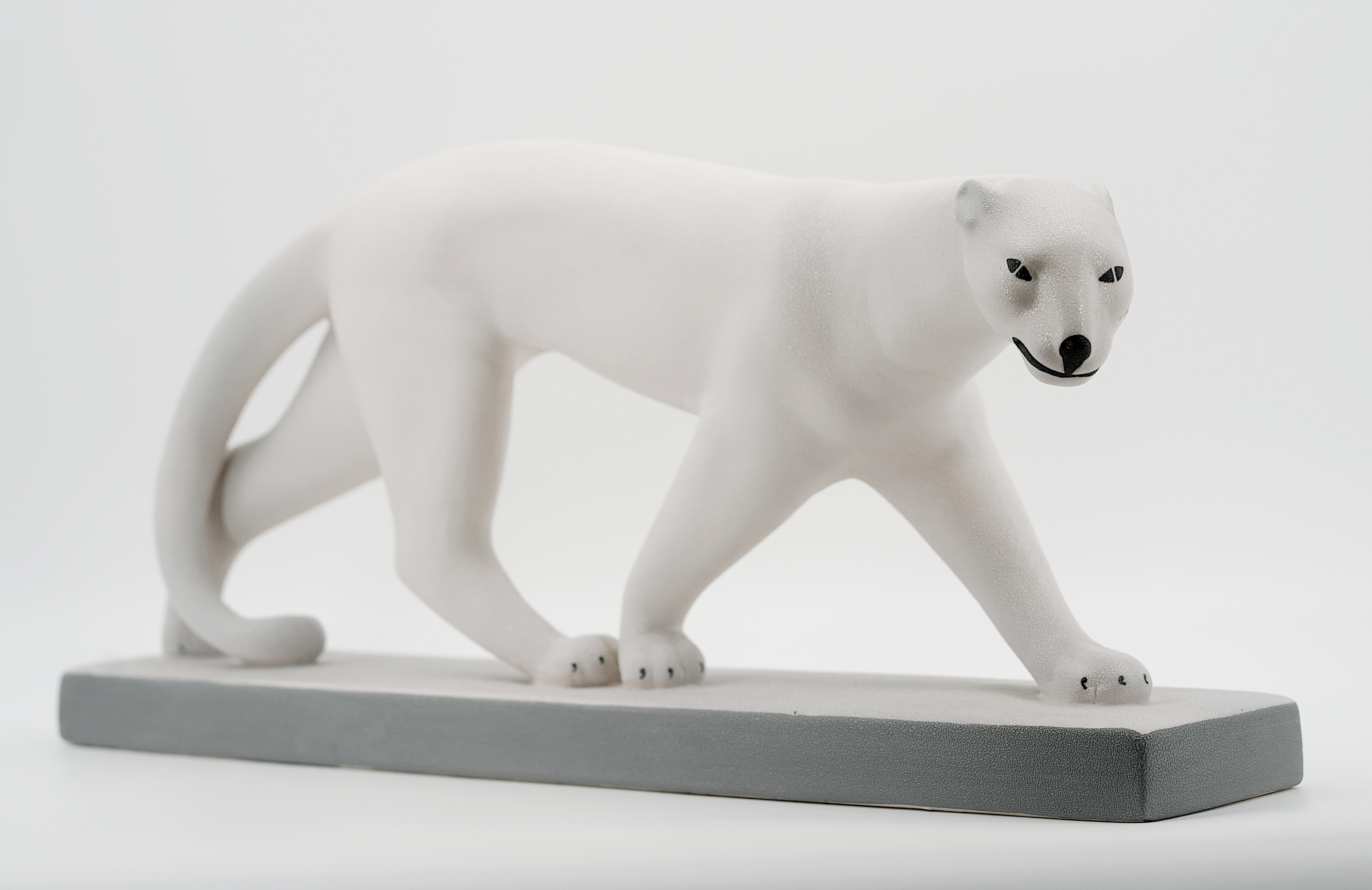 Sainte-Radegonde Panther aus Keramik (Französisch)