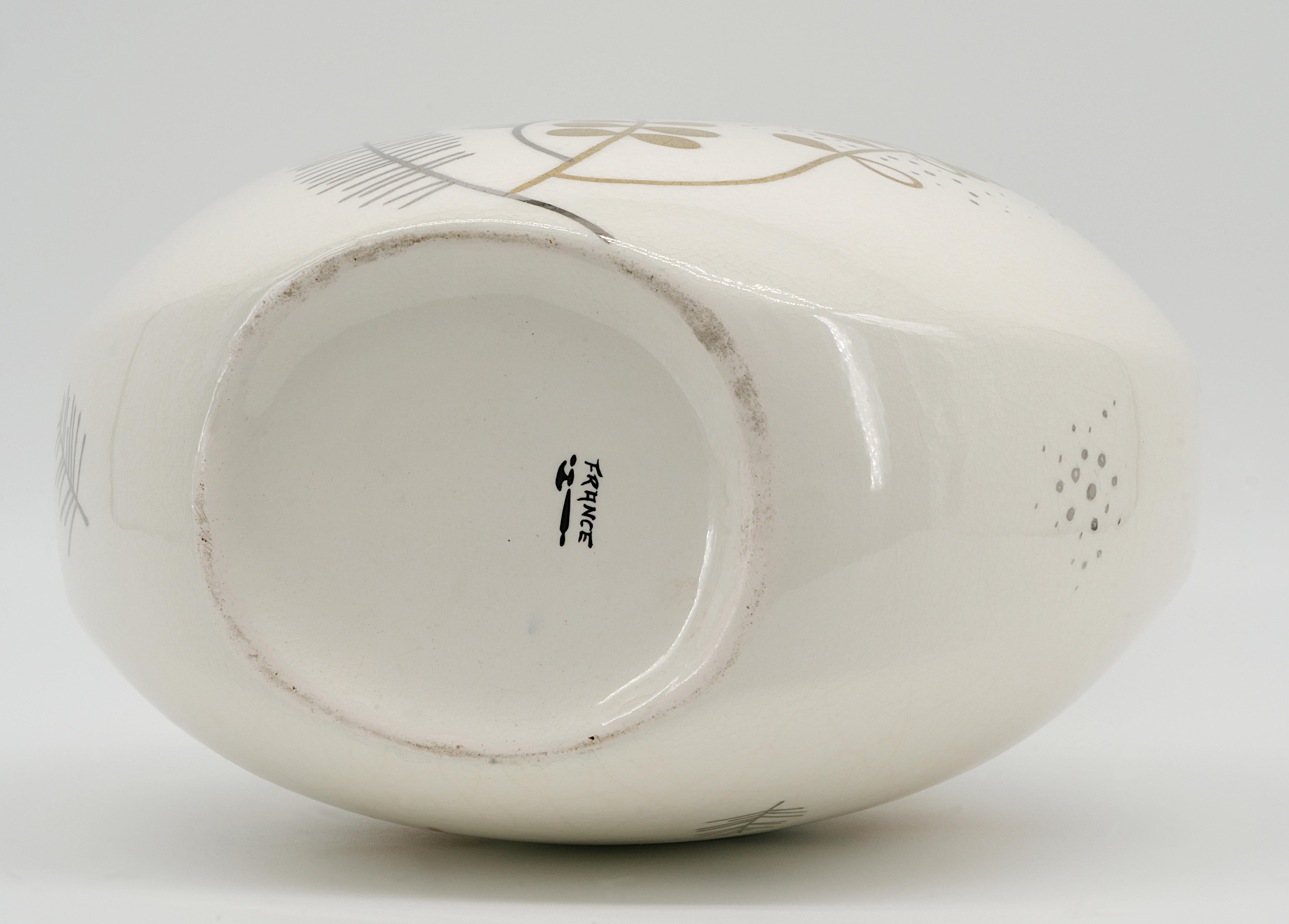 Sainte-Radegonde, French Art Deco Vase, 1930s For Sale at 1stDibs