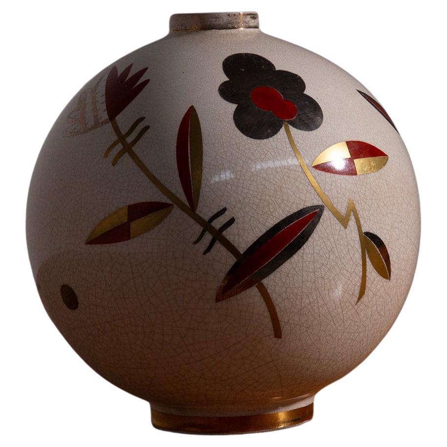 Sainte Radegonde French Art Deco vase