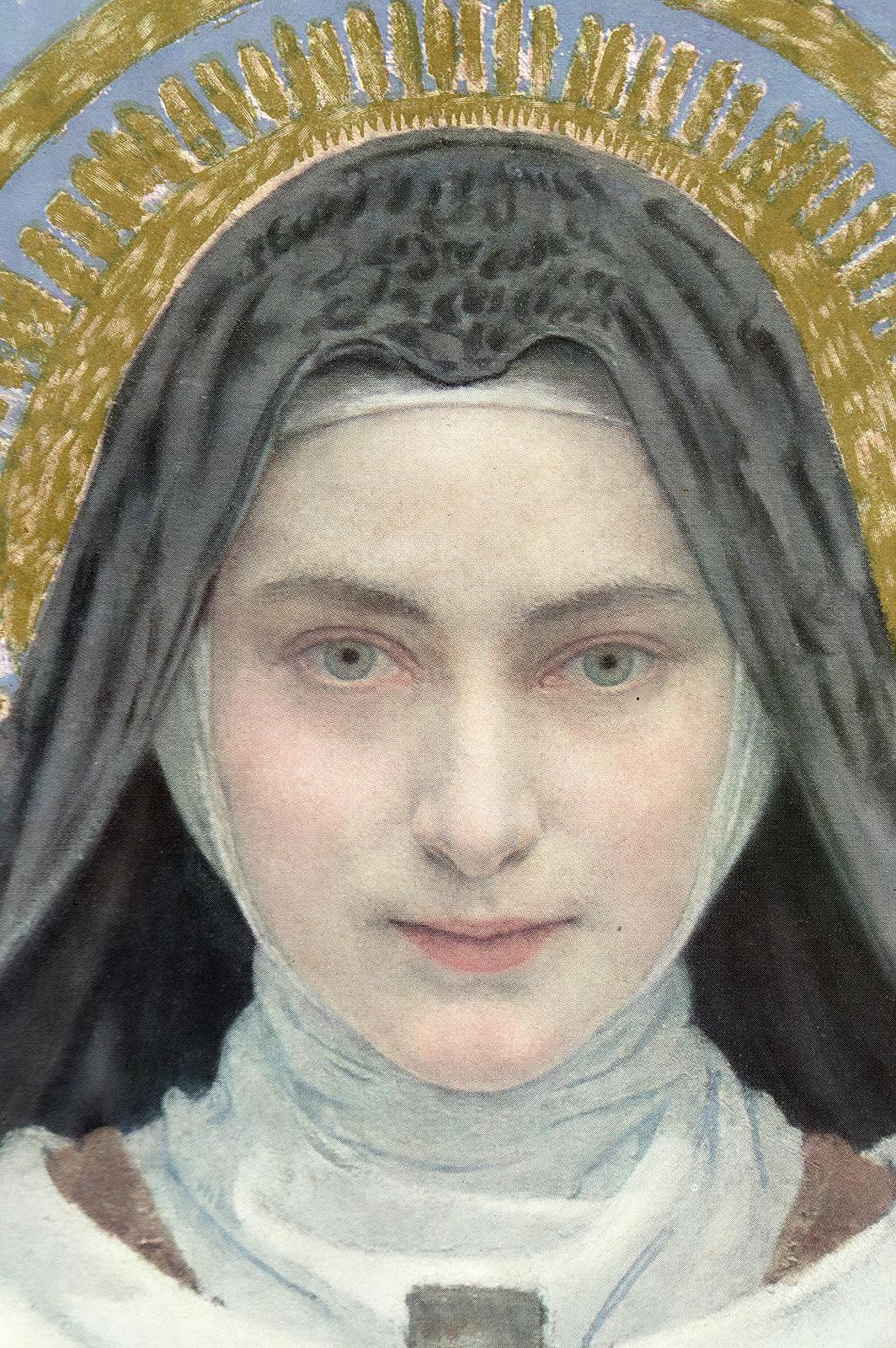 Heilige Thérèse von Lisieux Lithographie von Edgar Maxence, 1927 im Angebot 6