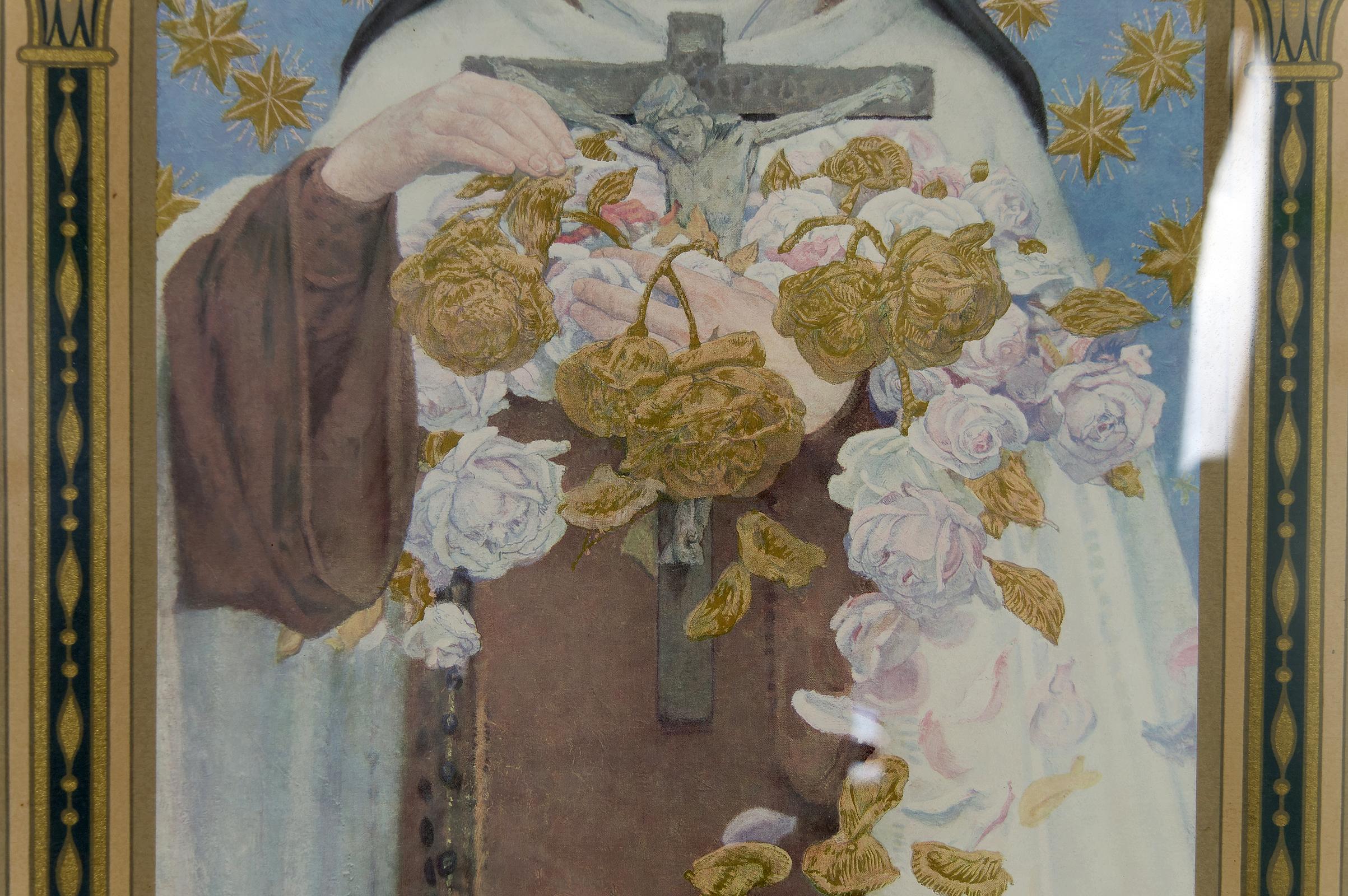 Heilige Thérèse von Lisieux Lithographie von Edgar Maxence, 1927 im Zustand „Gut“ im Angebot in VÉZELAY, FR