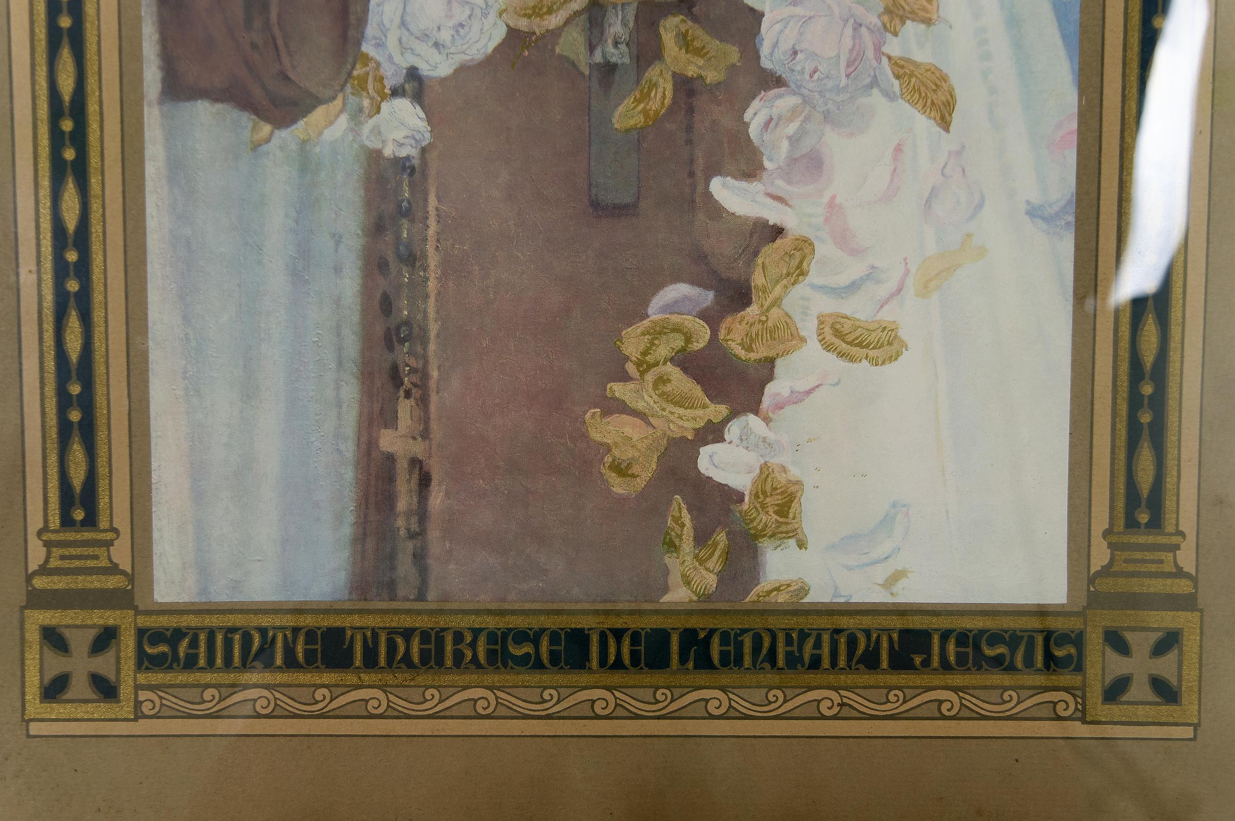Heilige Thérèse von Lisieux Lithographie von Edgar Maxence, 1927 (Frühes 20. Jahrhundert) im Angebot