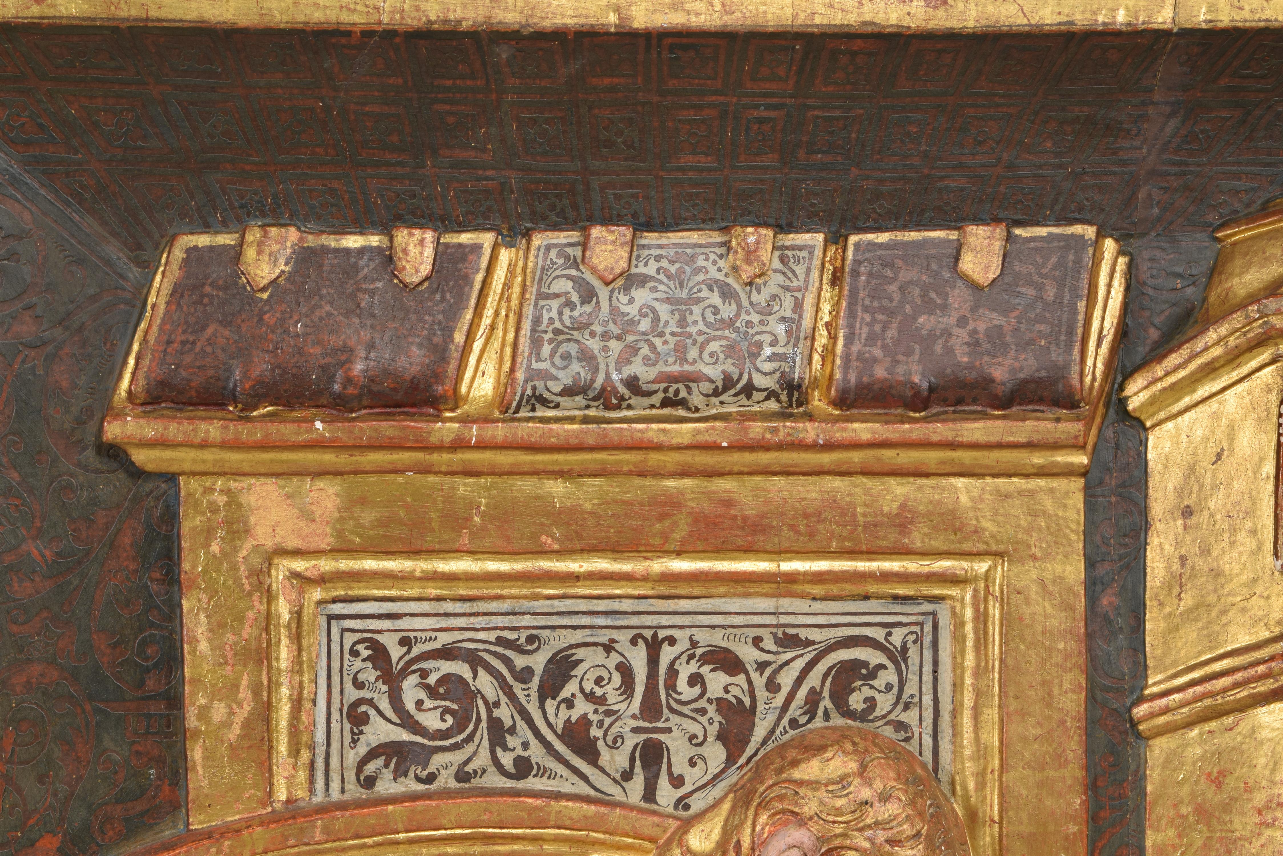Les saints Jeans et Matthew, bois polychrome, probablement école de Bourgos, 16ème siècle en vente 1