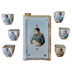 Saki Decanter Set with Napoleon Bonaparte Decoration