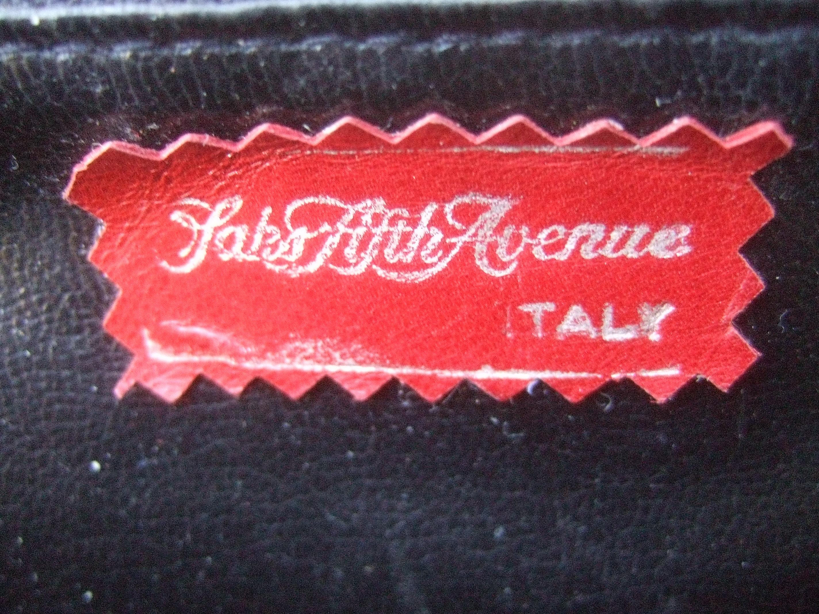 Saks Fifth Avenue Italian Python Handbag Circa 1980  For Sale 12