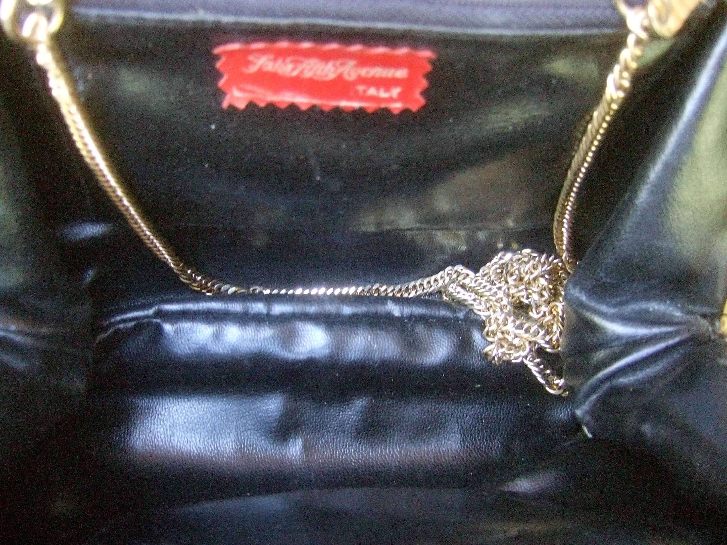 Saks Fifth Avenue Italian Python Handbag Circa 1980  For Sale 13