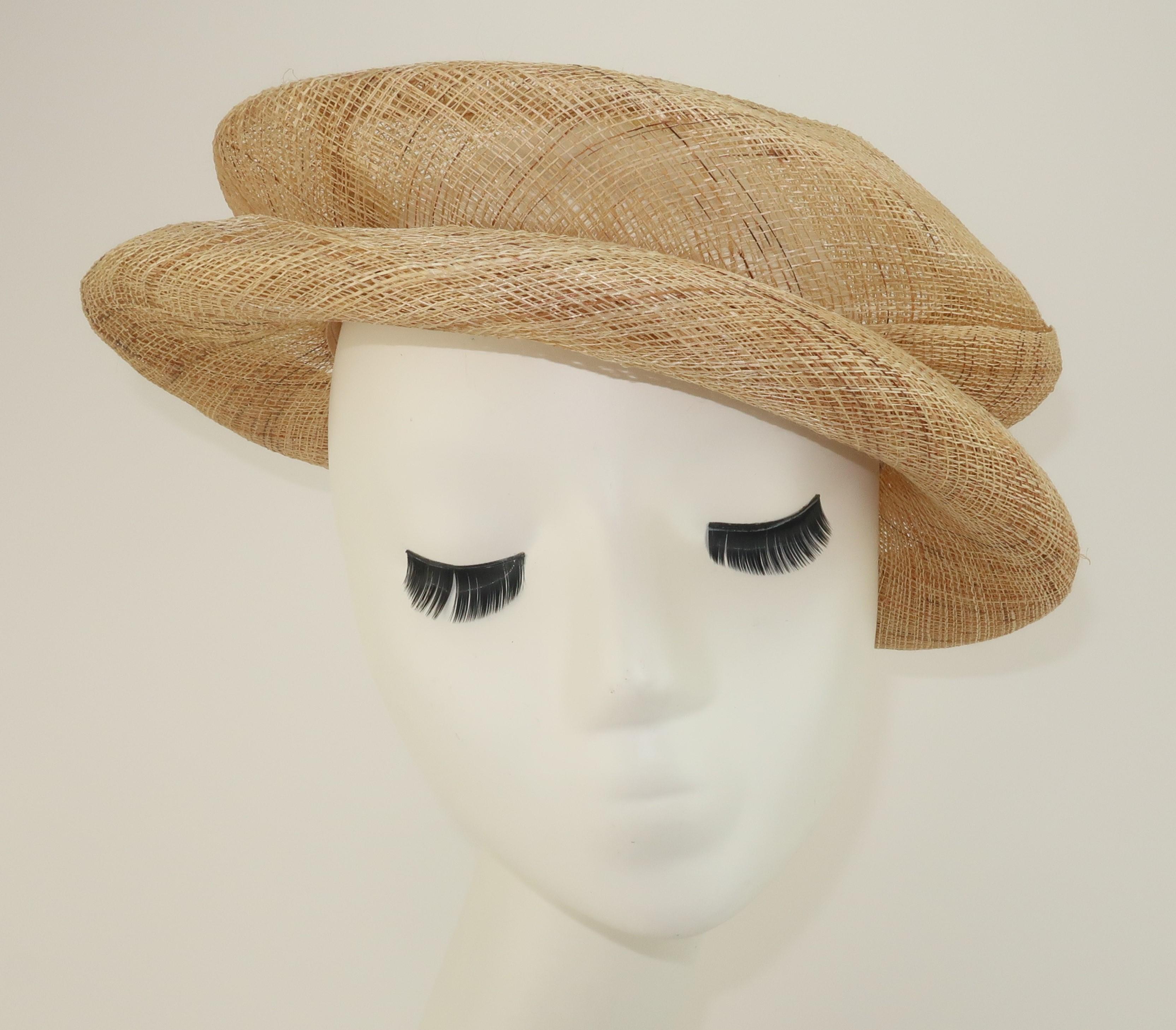 Raffia  hat band with decorative design Australian Fashion  Style for all hats 