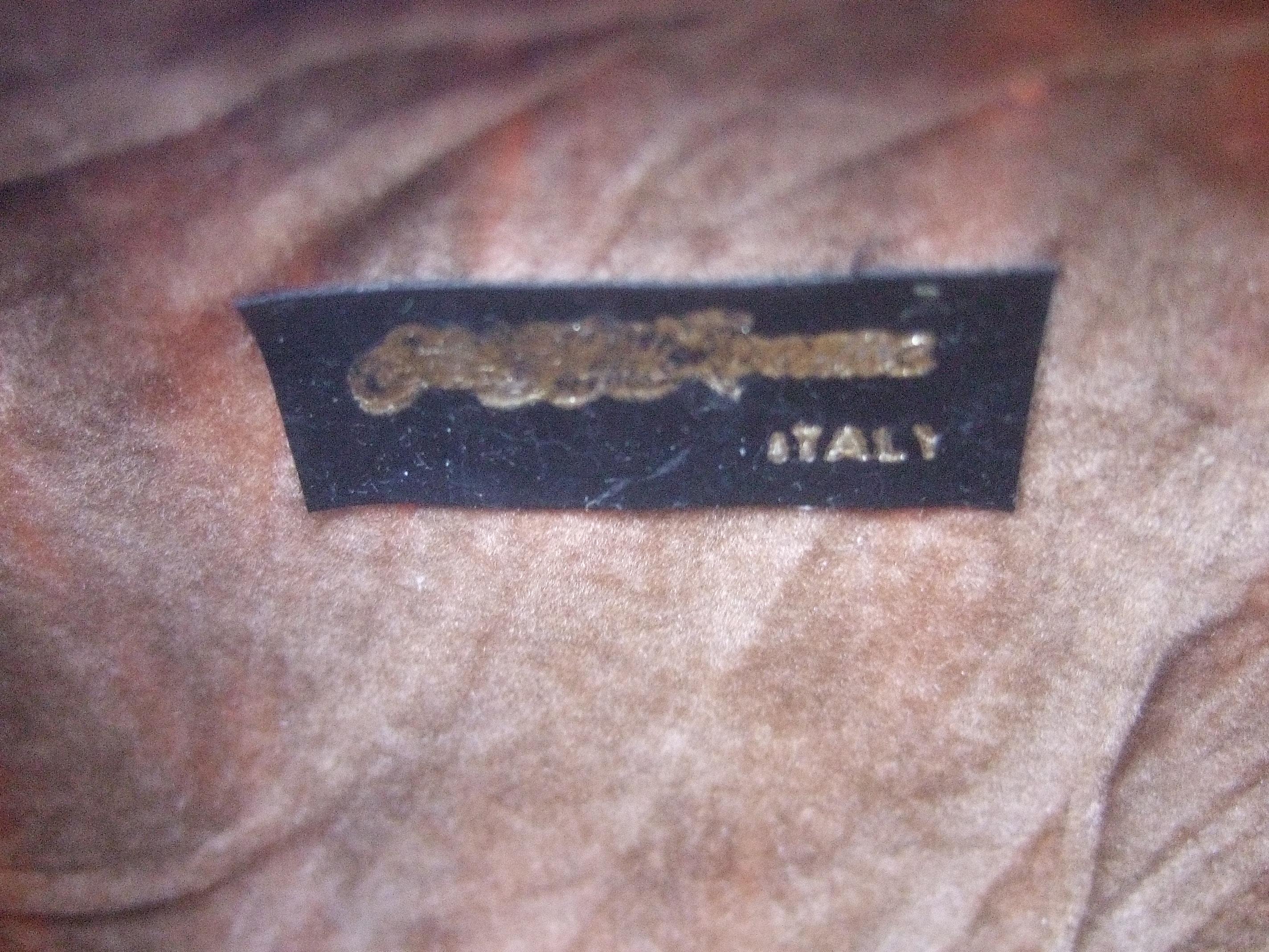 Saks Fifth Avenue Italian Tortoise Shell Lucite Handbag c 1970s 4