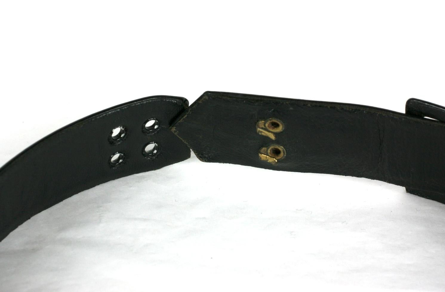 Saks Fifth Avenue Novelty Travel Motif  Belt In Good Condition For Sale In New York, NY