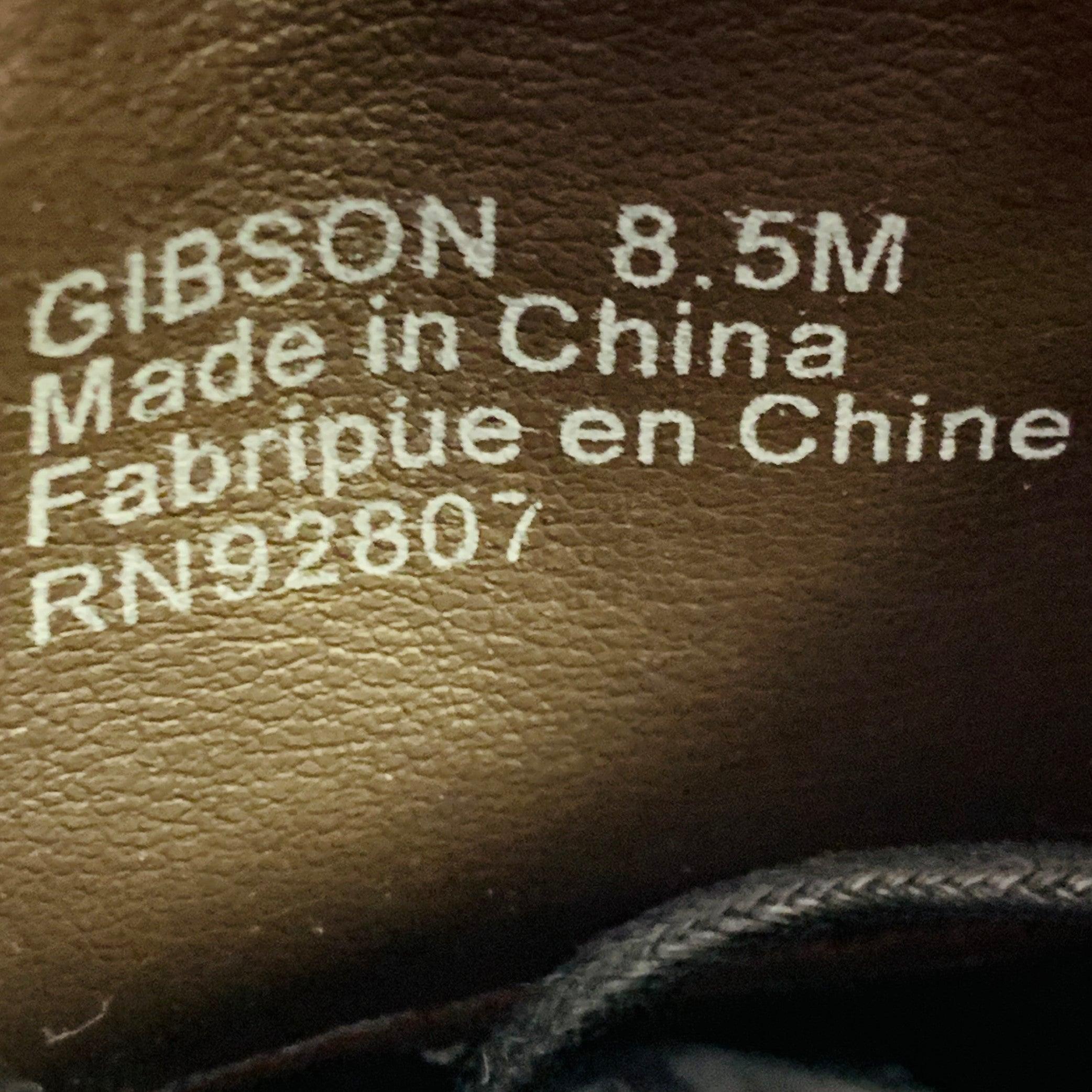 Saks Fifth Avenue taglia 8,5 Gibson & Gibson in pelle nera, scarpe derby con lacci e scarpe da tennis in vendita 3
