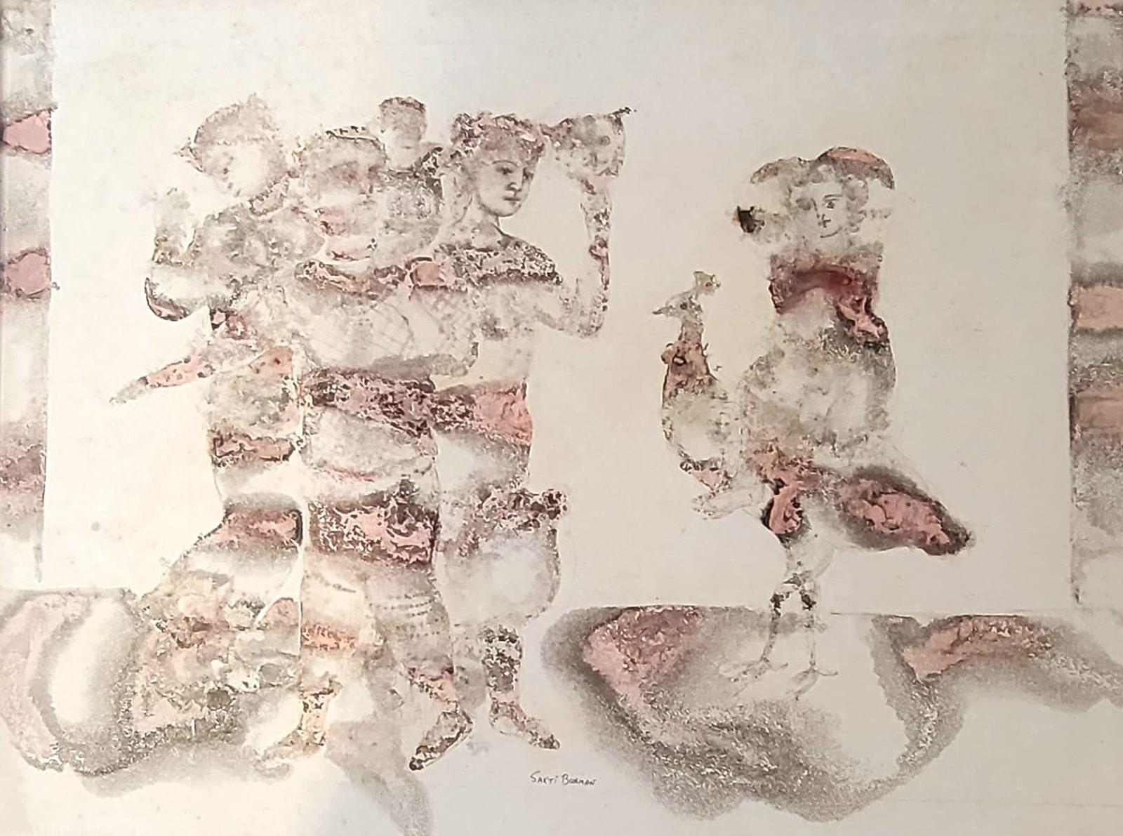Senza titolo, Figurativo, Acquarello su carta di Artista moderno "In magazzino"