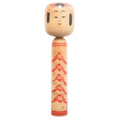 Antique Sakunami Kokeshi Doll