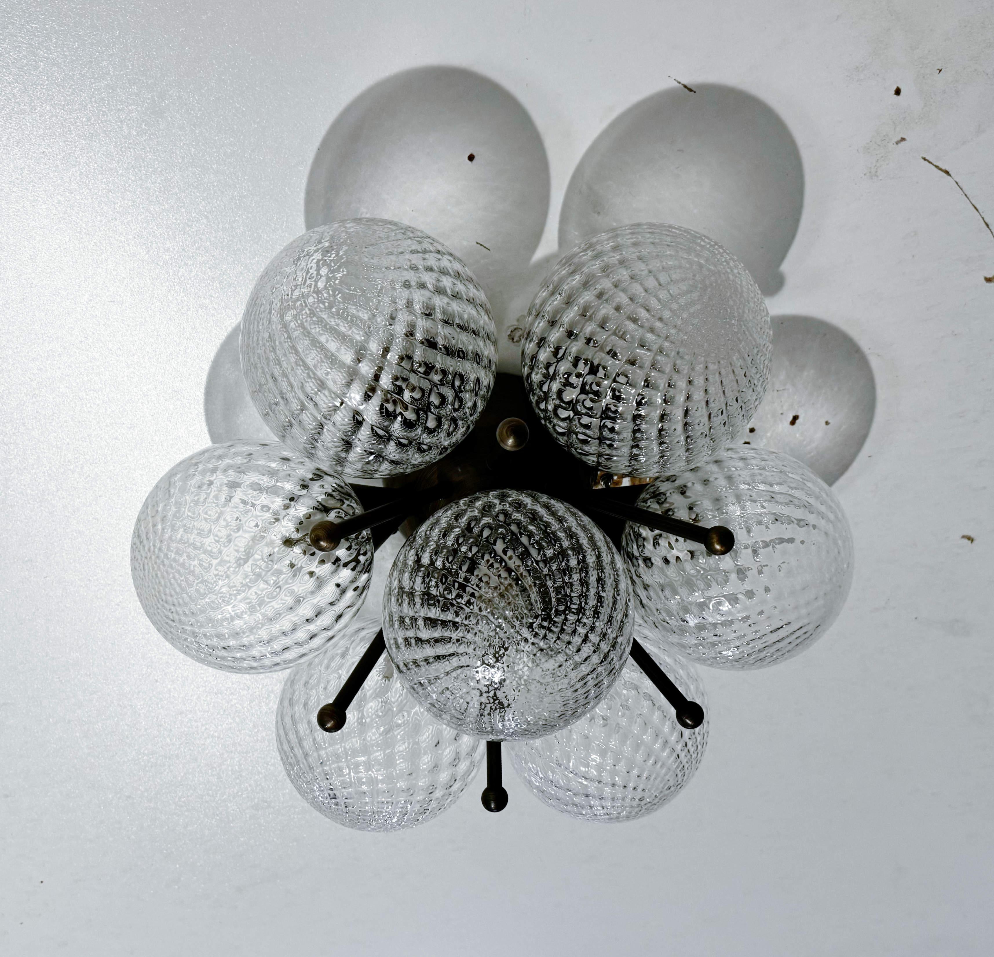 Mid-Century Modern Sakura Balloton Flush Mount / Sconce by Fabio Ltd For Sale