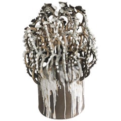 Sakura Collection Brown Ceramic Sculpture Sakura Collection Brown Ceramic Sculpture