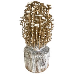 Sakura Collection Tan Ceramic Sculpture Sakura Collection Tan Ceramic Sculpture