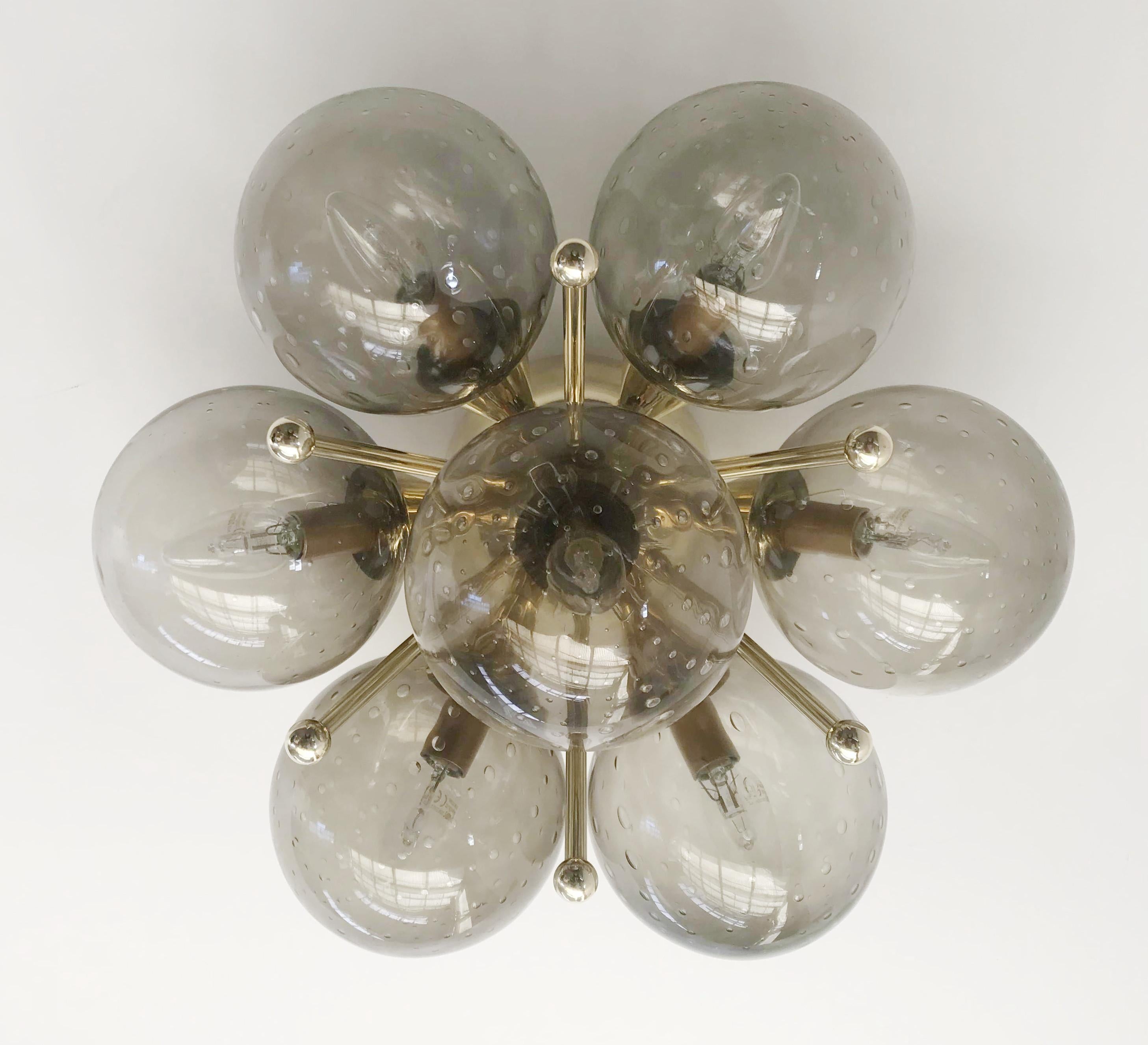 Polished Sakura Flush Mount / Sconce by Fabio Ltd For Sale