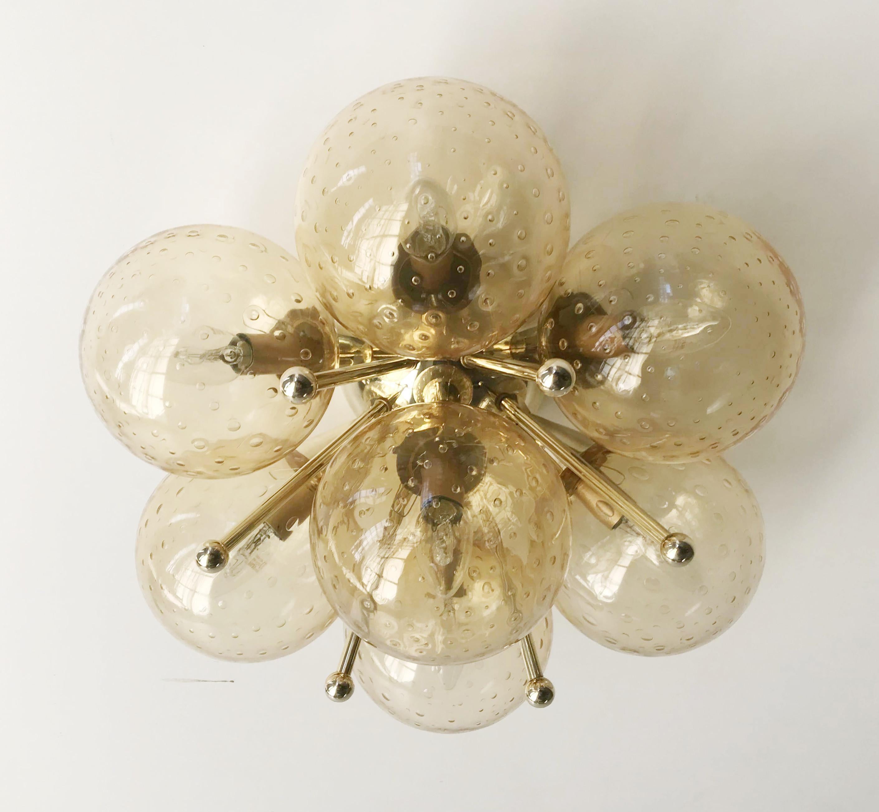 Mid-Century Modern Sakura Flush Mount / Sconce by Fabio Ltd en vente