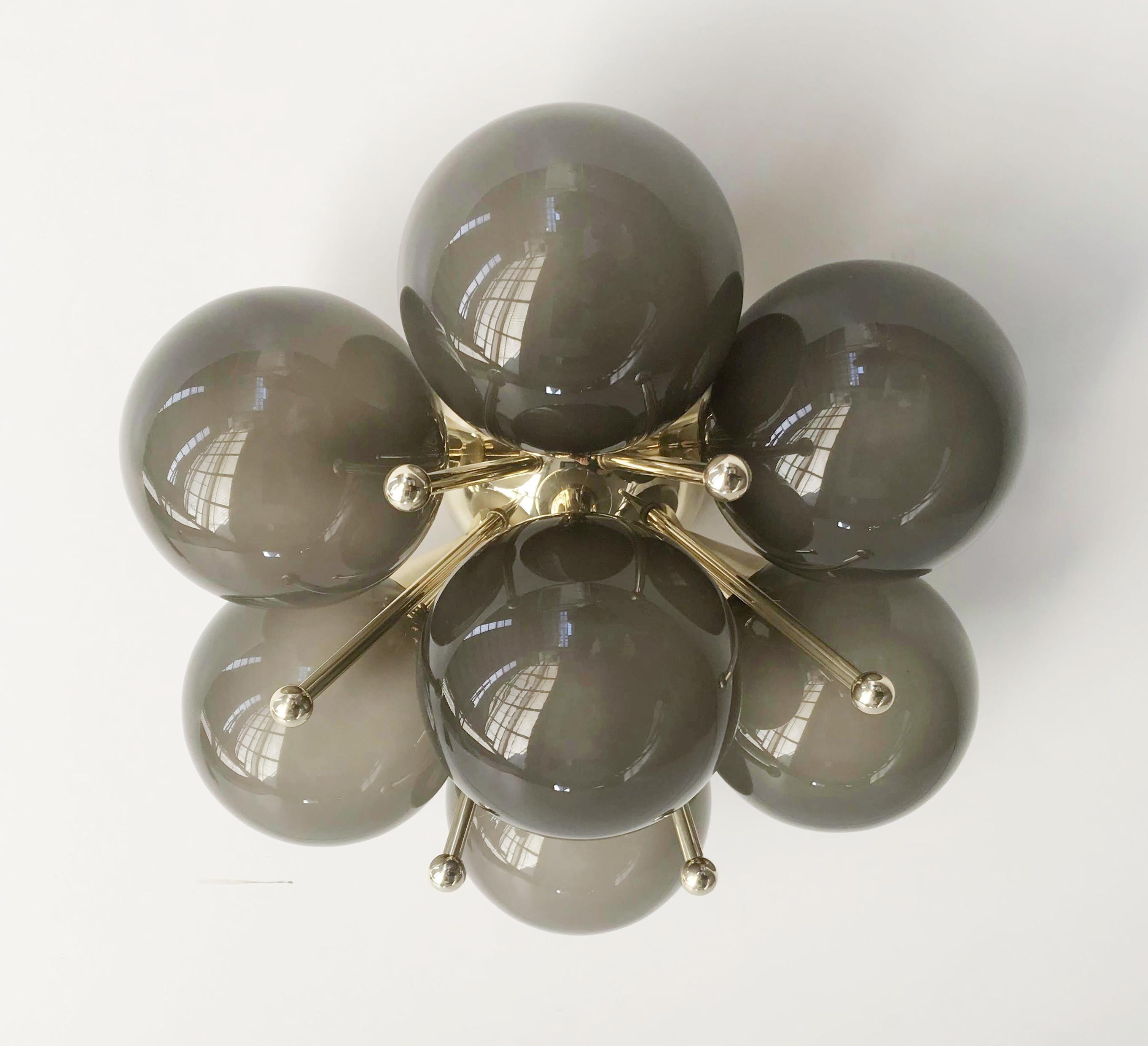 Mid-Century Modern Sakura Flush Mount / Sconce by Fabio Ltd For Sale