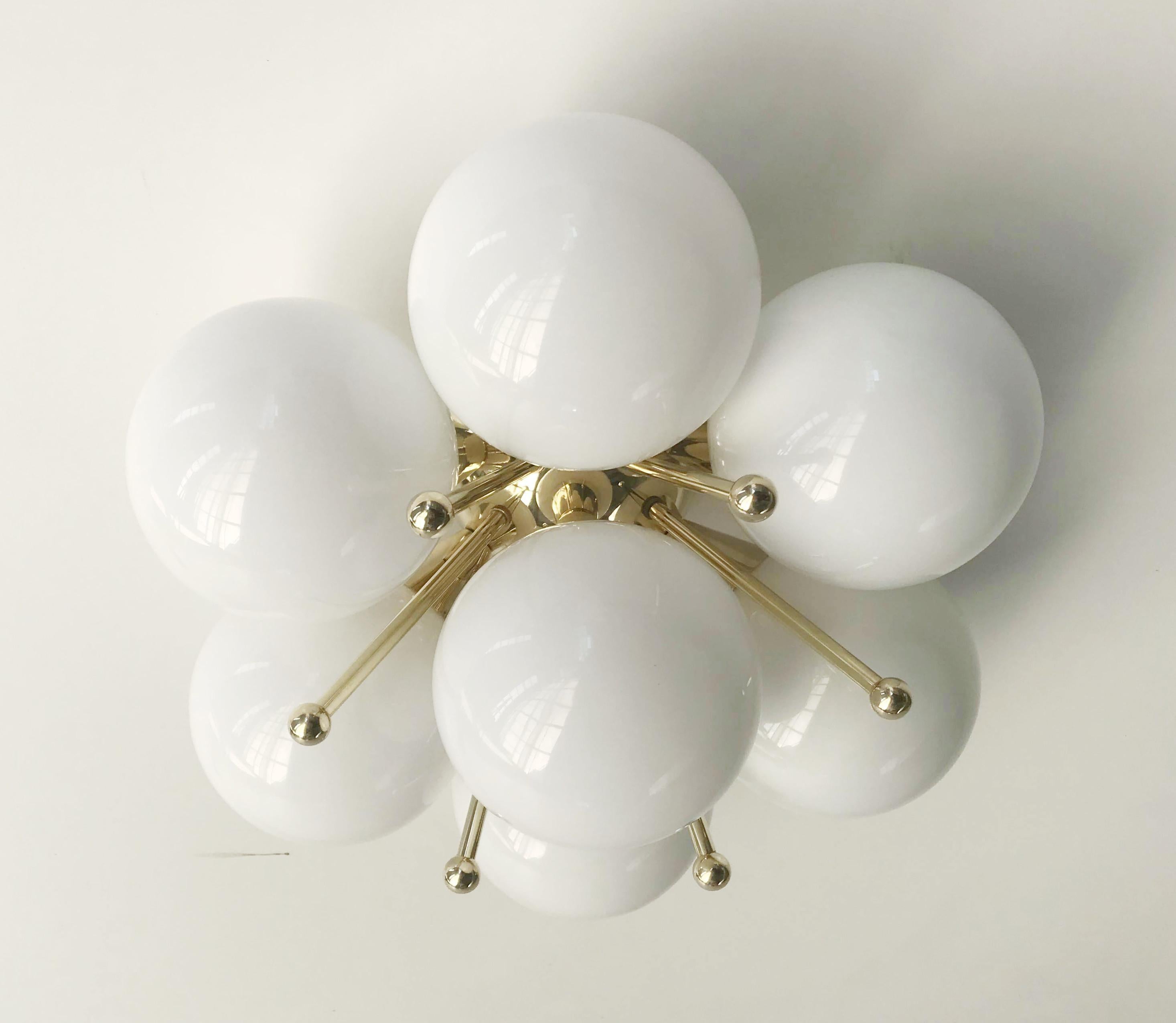 Mid-Century Modern Sakura Flush Mount / Sconce by Fabio Ltd en vente