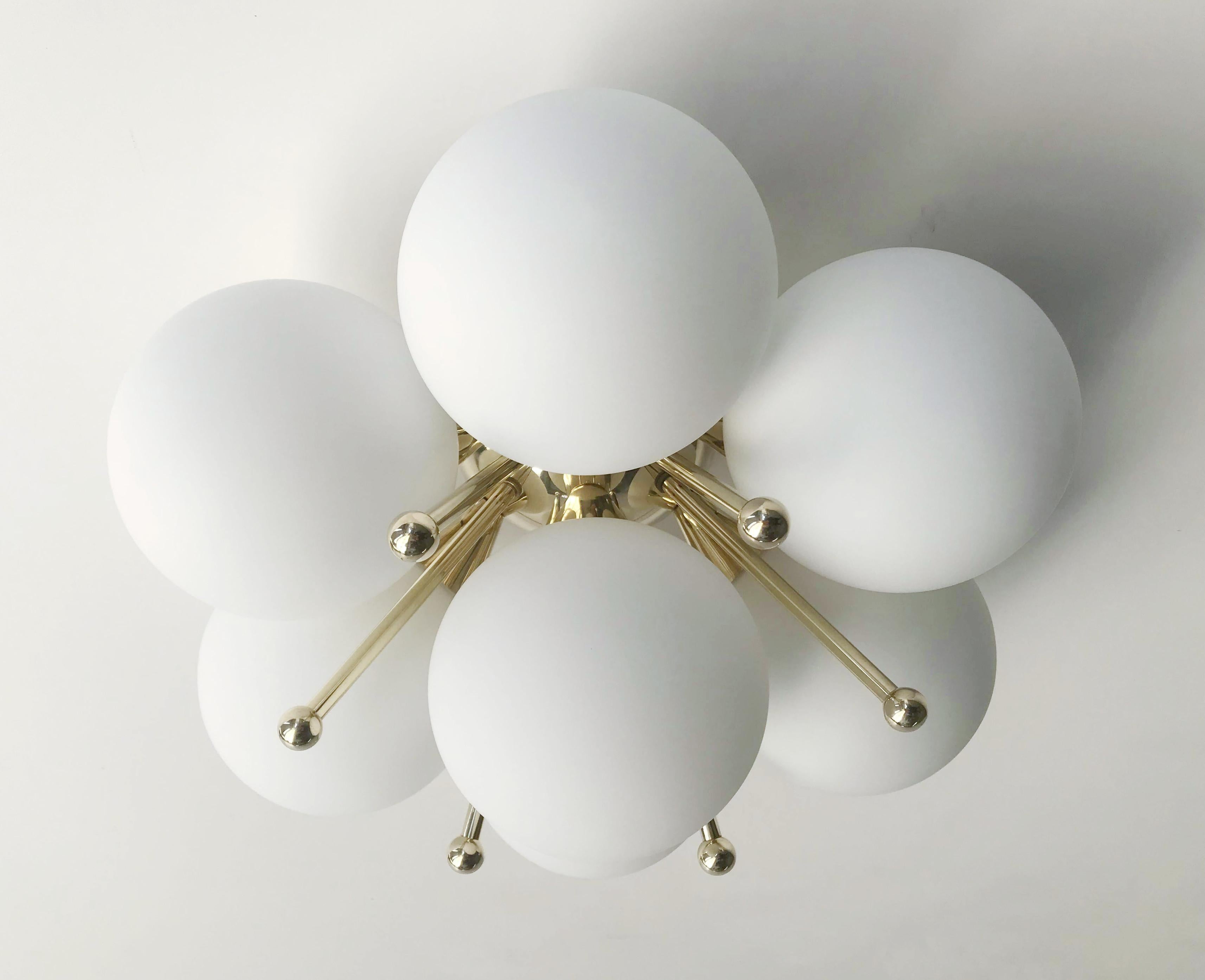 Mid-Century Modern Sakura Flush Mount / Sconce by Fabio Ltd en vente