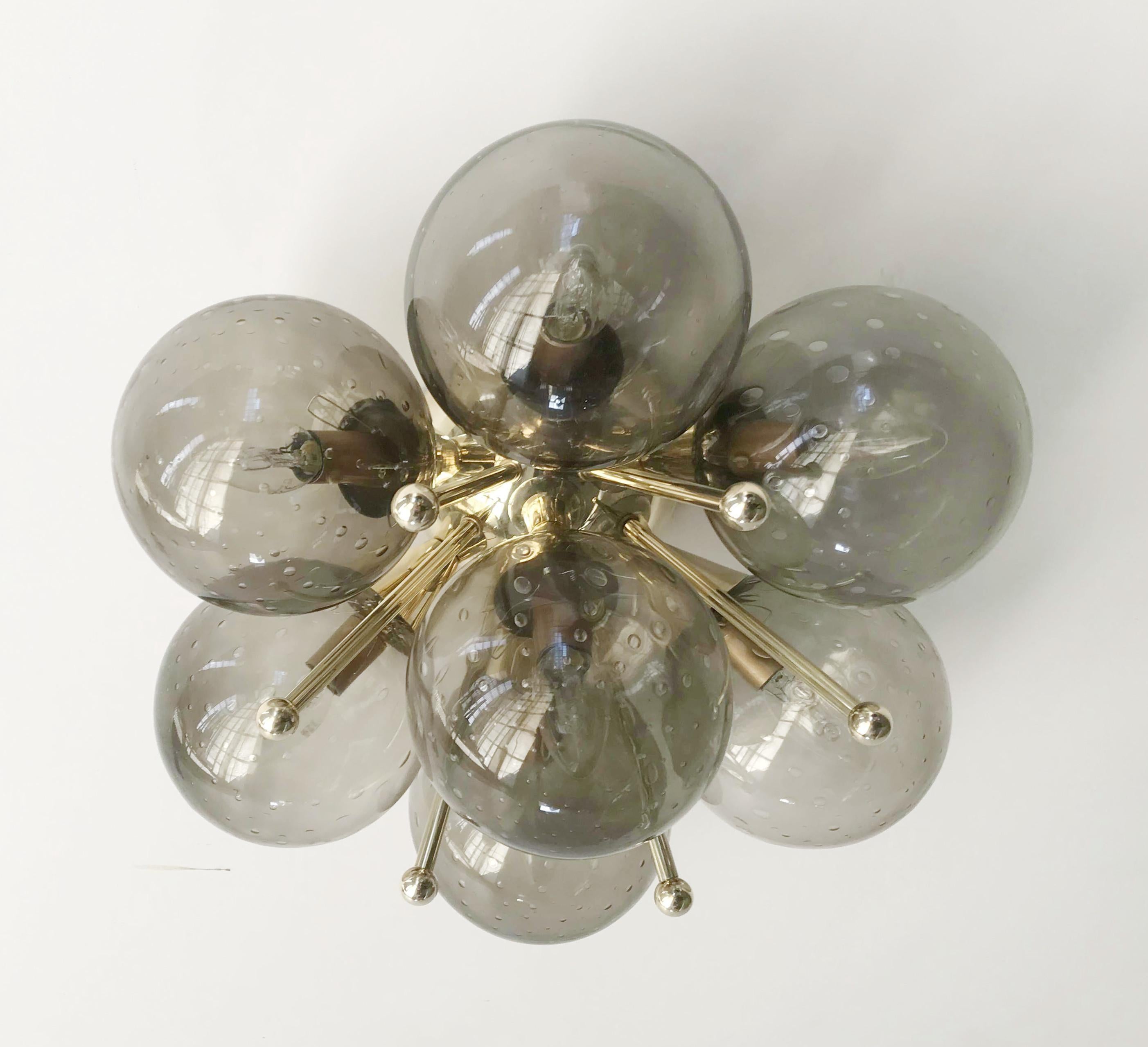 Mid-Century Modern Sakura Flush Mount / Sconce by Fabio Ltd en vente