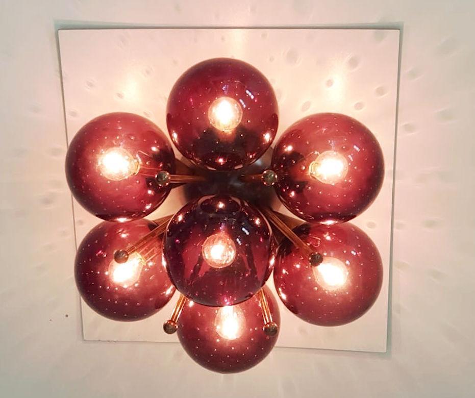 Mid-Century Modern Applique/Monture encastrée Sakura de Fabio Ltd en vente