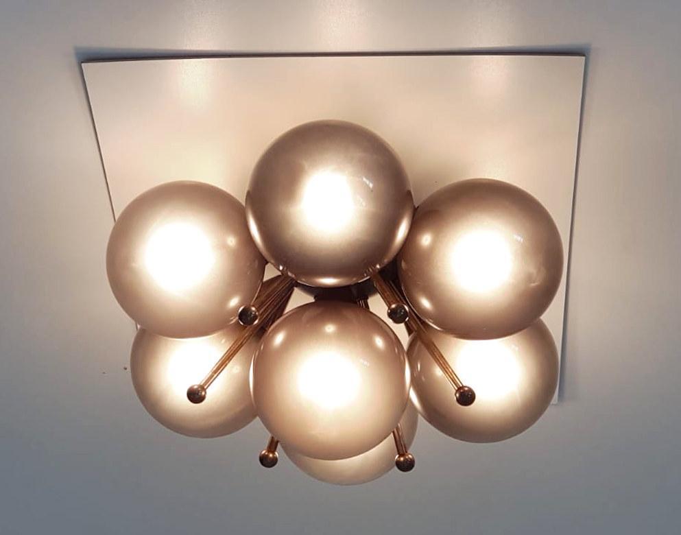 Mid-Century Modern Sakura Flush Mount / Sconce by Fabio Ltd For Sale