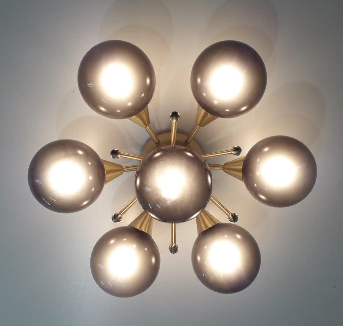 Italian DAISY Flush Mount / Sconce by Fabio Ltd For Sale