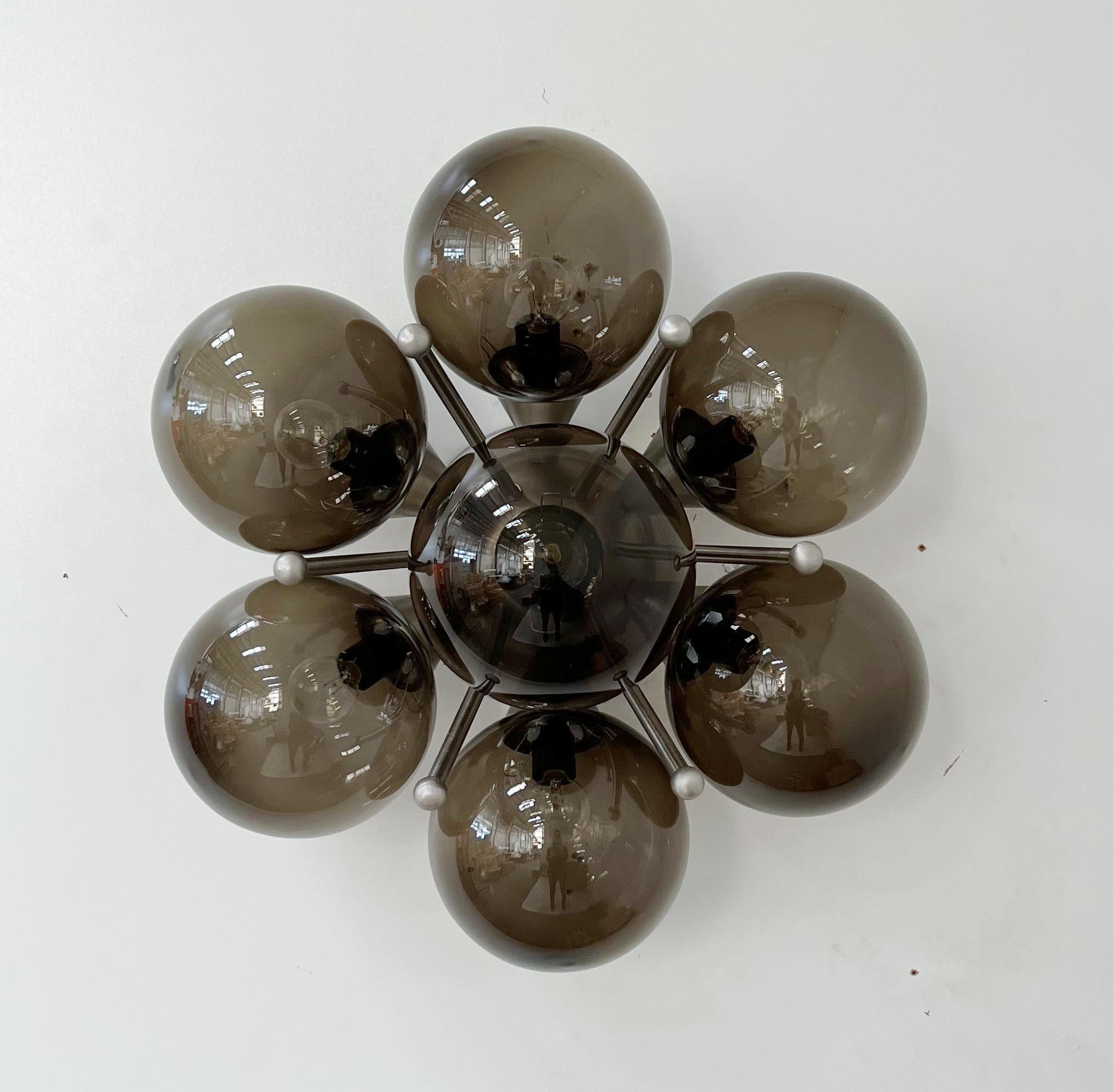 Italian Sakura Flush Mount / Sconce by Fabio Ltd For Sale