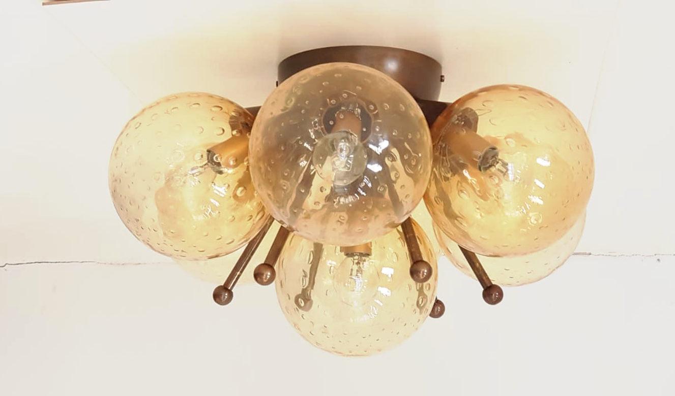 Italian Sakura Flush Mount / Sconce by Fabio Ltd For Sale