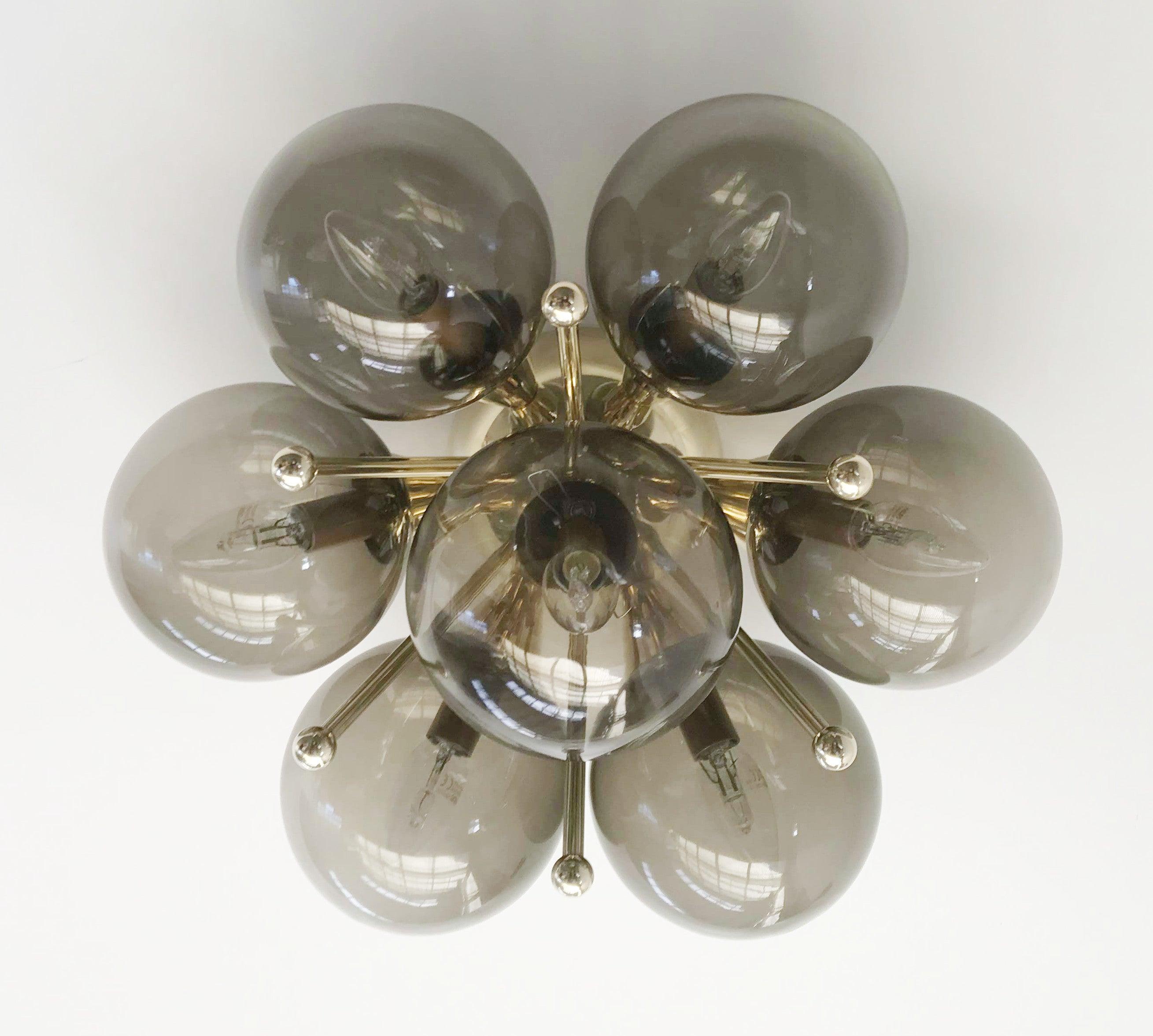 Polished Sakura Flushmount / Sconce by Fabio Ltd For Sale