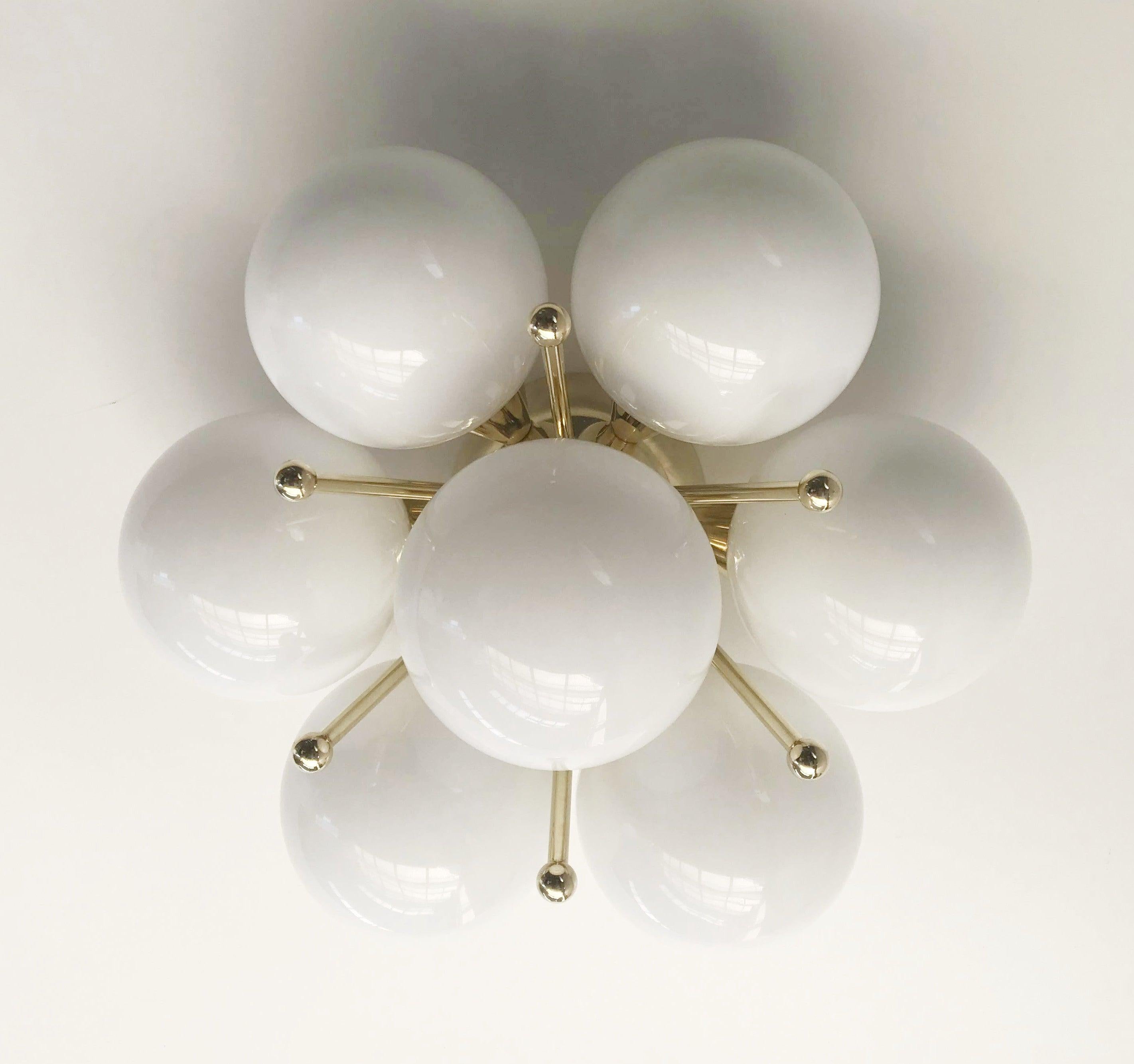 Polished Sakura Flush Mount / Sconce by Fabio Ltd For Sale