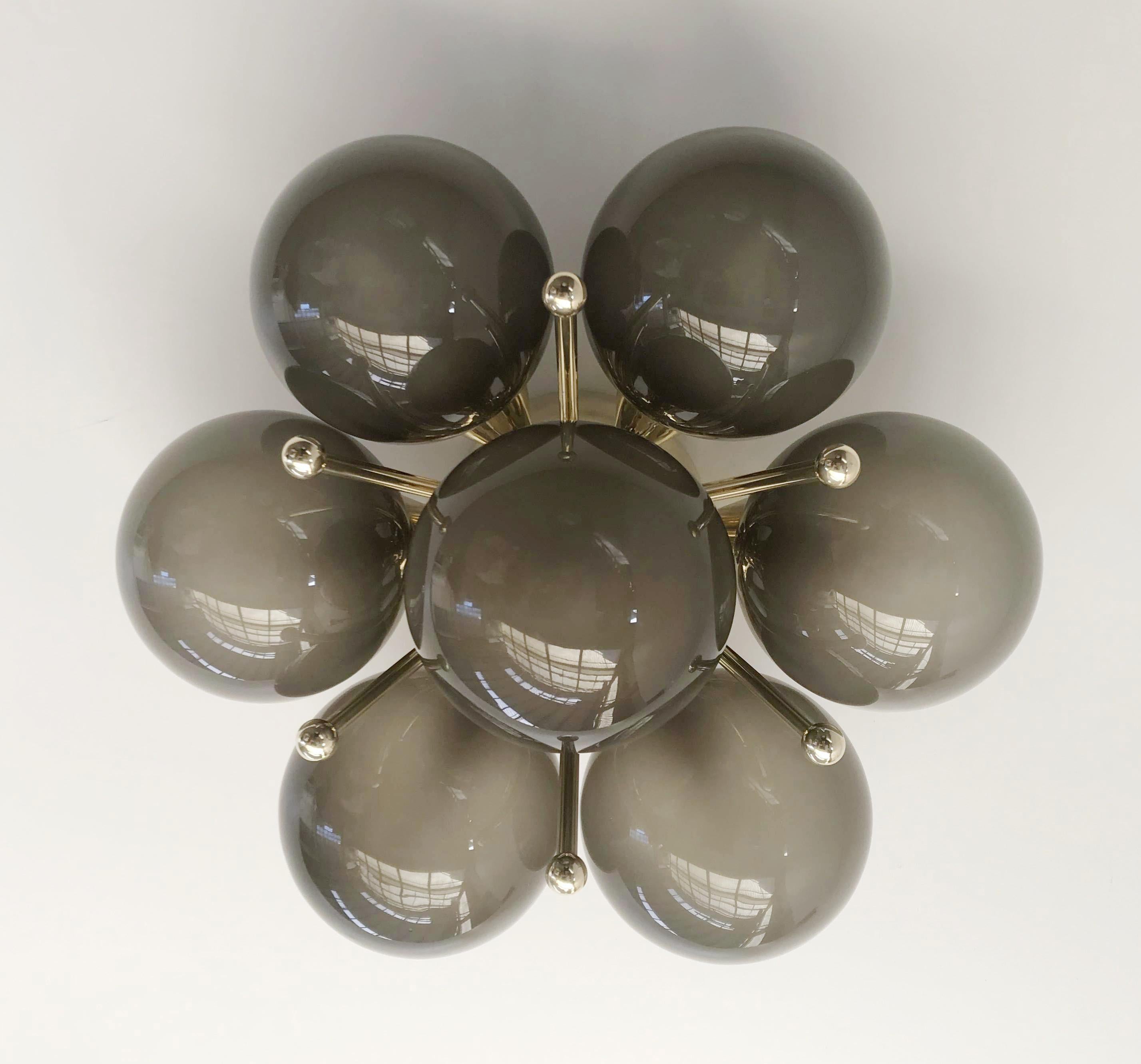Polished Sakura Flush Mount / Sconce by Fabio Ltd For Sale