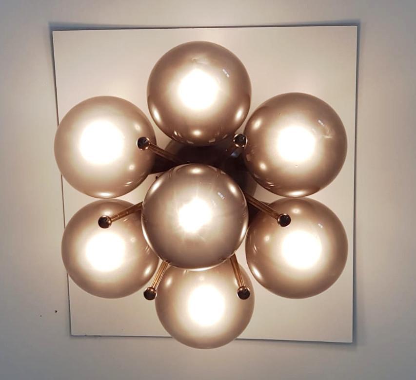 Sakura Flush Mount / Sconce by Fabio Ltd In New Condition For Sale In Los Angeles, CA