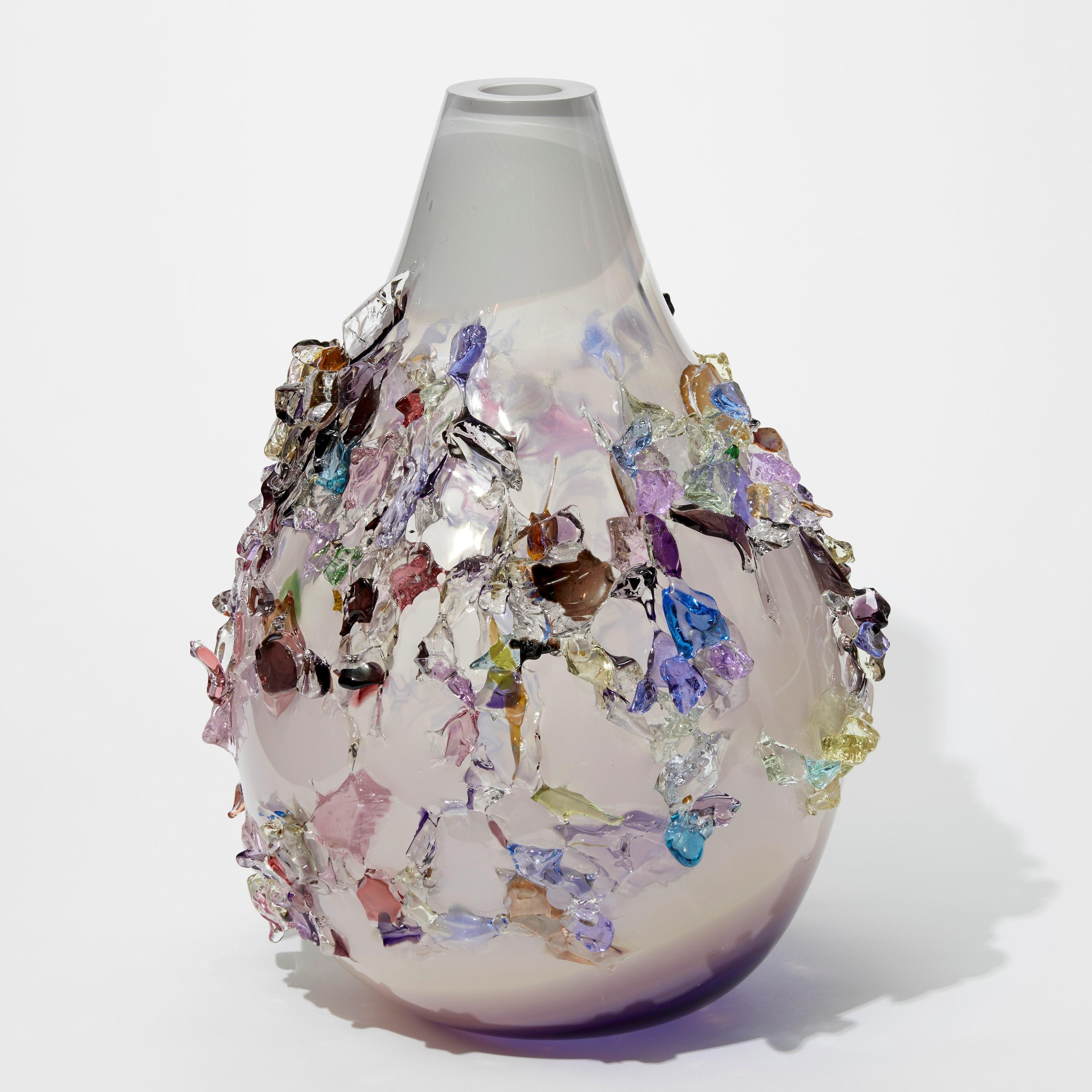 Olandese Sakura TRP23005, un grande vaso scultura astratto in vetro di Maarten Vrolijk in vendita