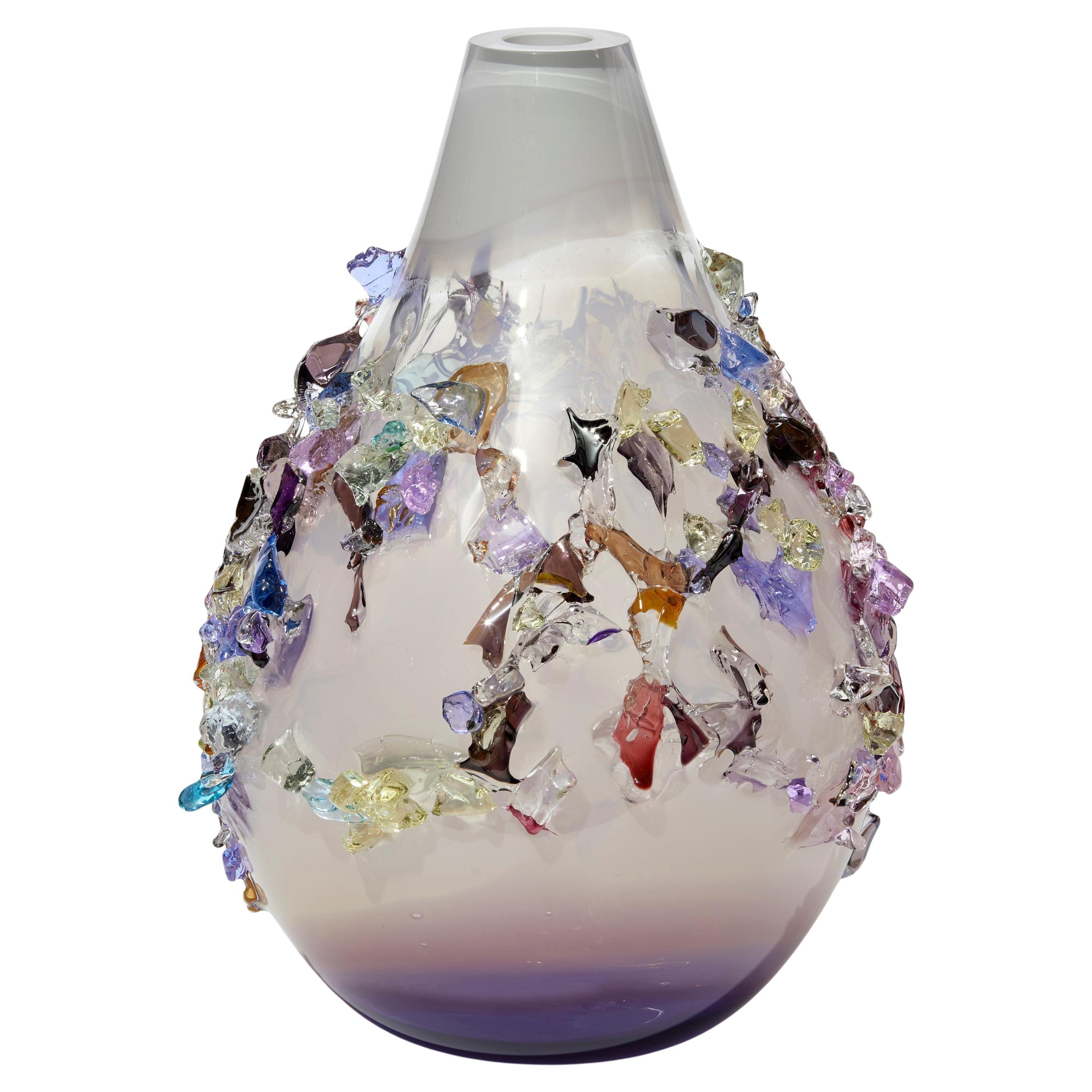 Sakura TRP23005, un grand récipient en verre sculptural abstrait de Maarten Vrolijk