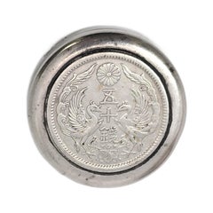 Sakurai Japan Sterling Silver 950 Coin/Pill Box #25008