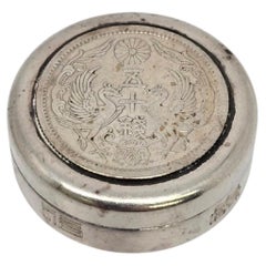 Sakurai Japan Sterling Silver 950 Coin/Pill Box #25008
