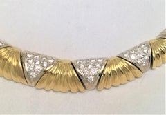 Sal Praschnik Collier en or 18 carats avec diamants de 1,98 carat