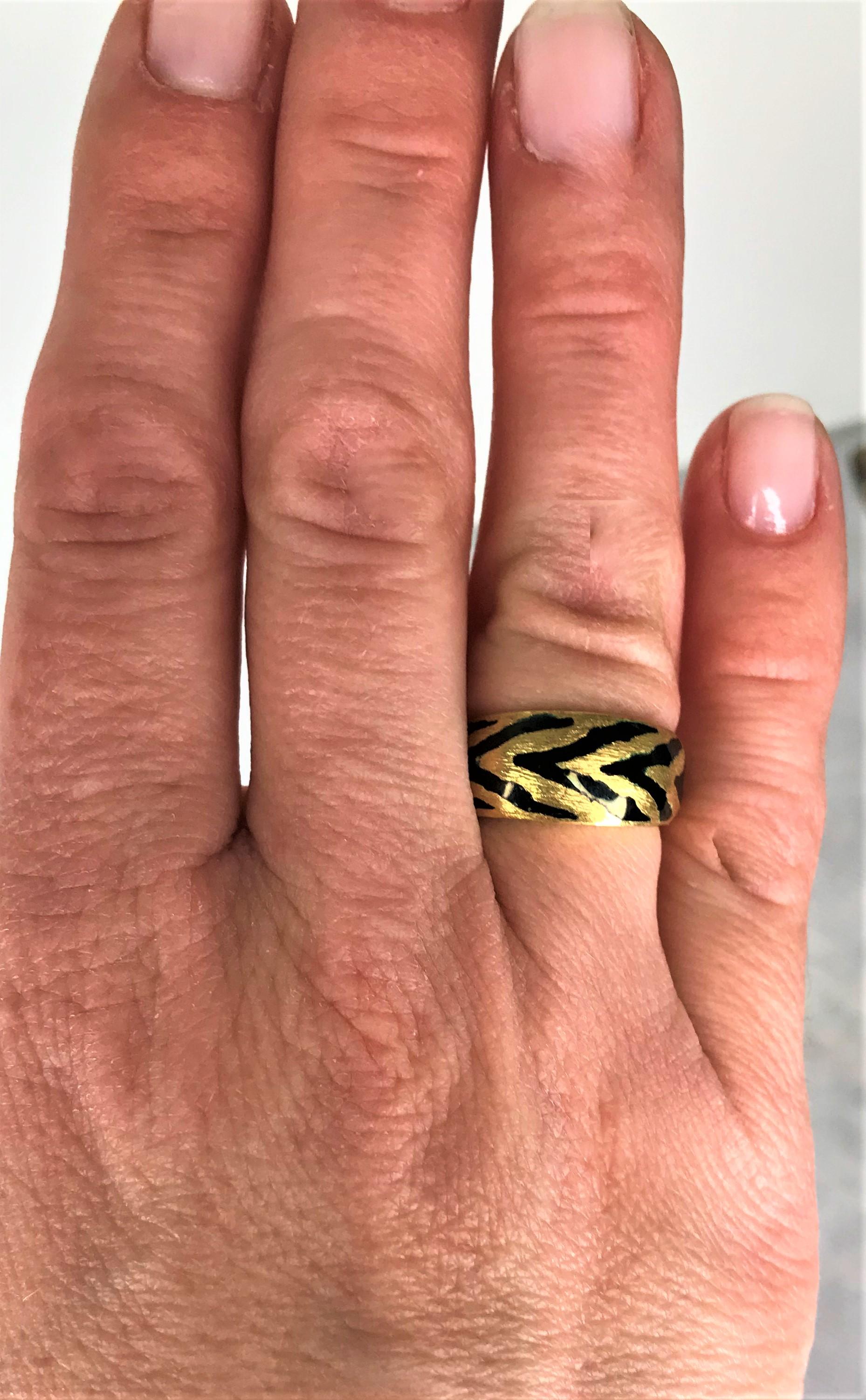 Sal Praschnik 18KY Anillo de Tigre de Bengala en Nuevo estado para la venta en Cincinnati, OH