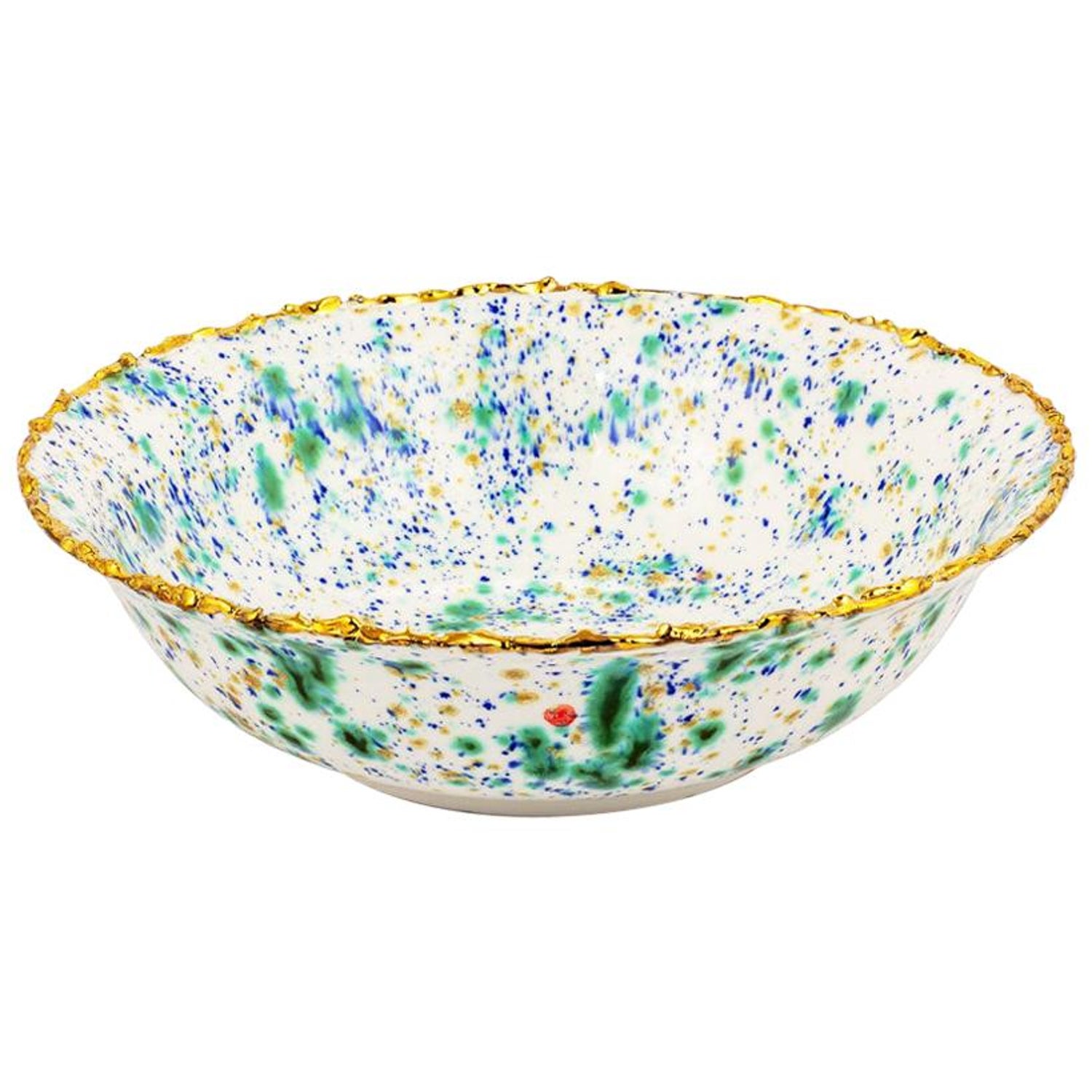 Salad Bowl Le Cadeaux Allegra Turquoise Salad Bowl Le Cadeaux Allegra Turquoise